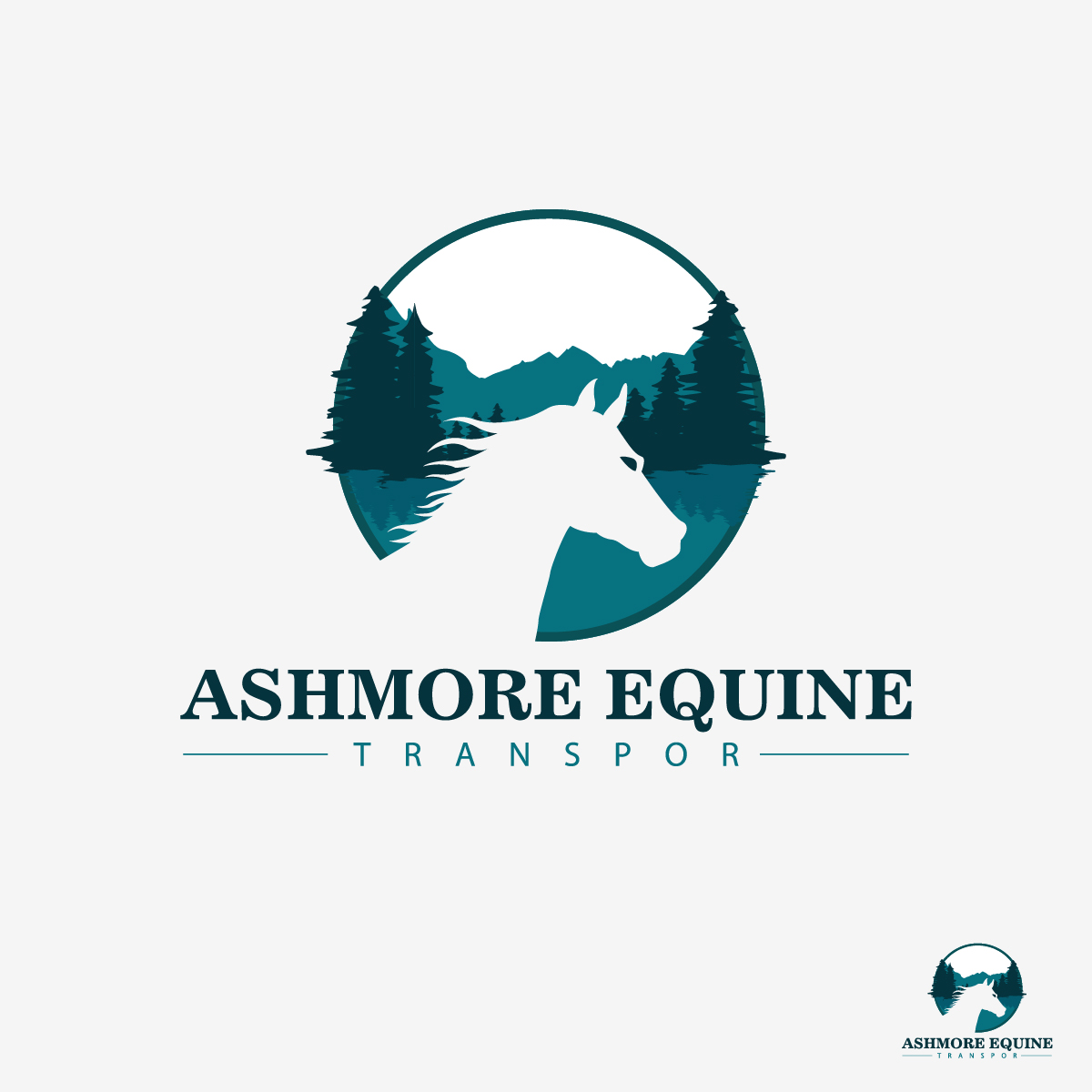 Logo Design by fly  design for Ashmore Equine Transport | Design #28052967