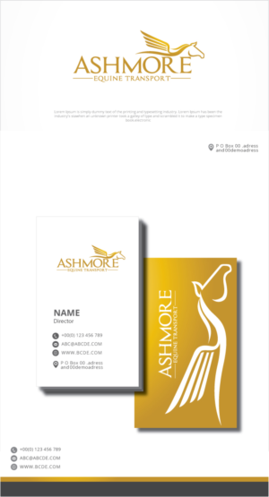 Logo Design by graphicevolution for Ashmore Equine Transport | Design: #28046970