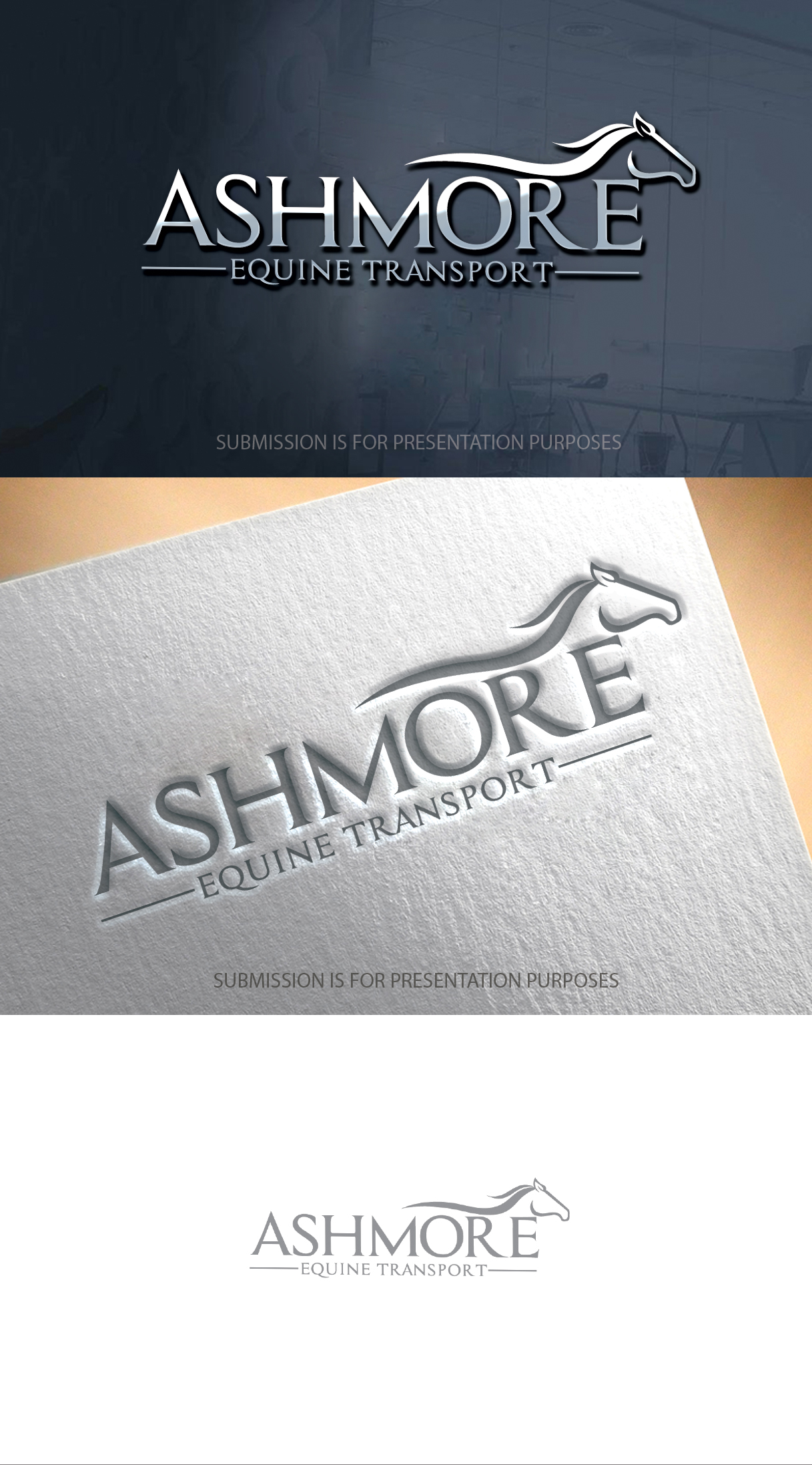 Diseño de Logo por graphicevolution para Ashmore Equine Transport | Diseño #28053417