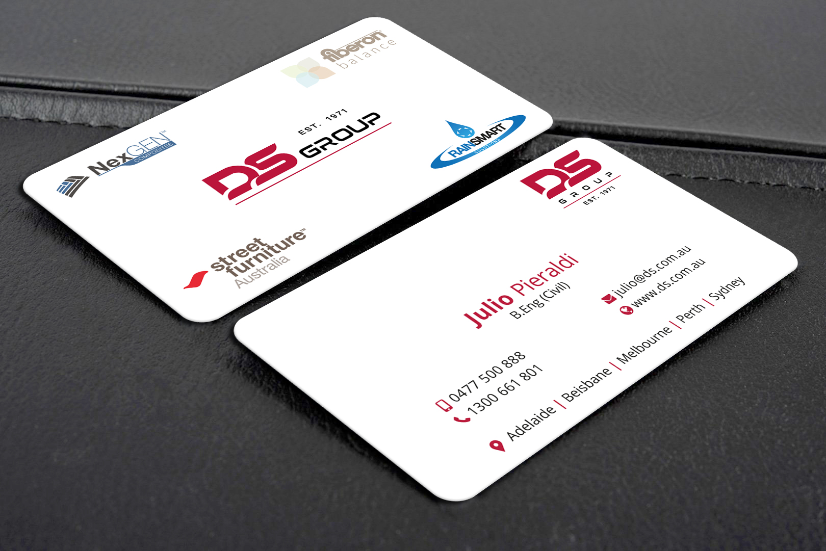 Visitenkarten-Design von Creative Moon Design für DS Agencies Pty Ltd | Design #28045583