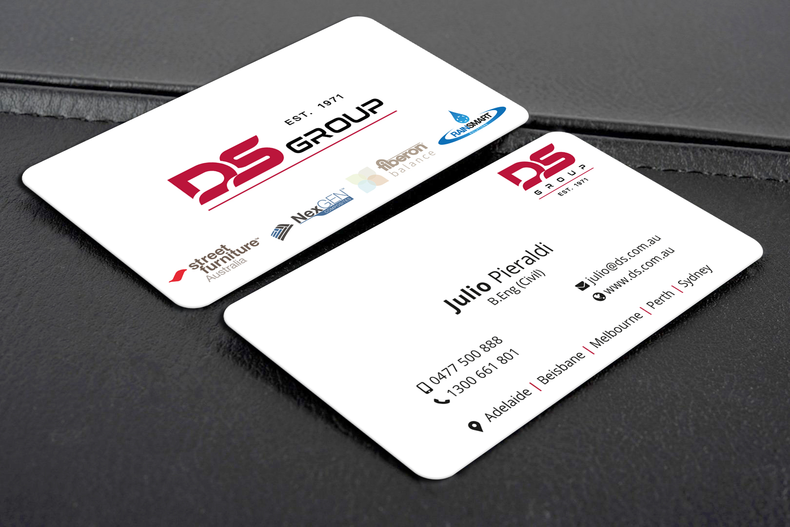 Visitenkarten-Design von Creative Moon Design für DS Agencies Pty Ltd | Design #28045584