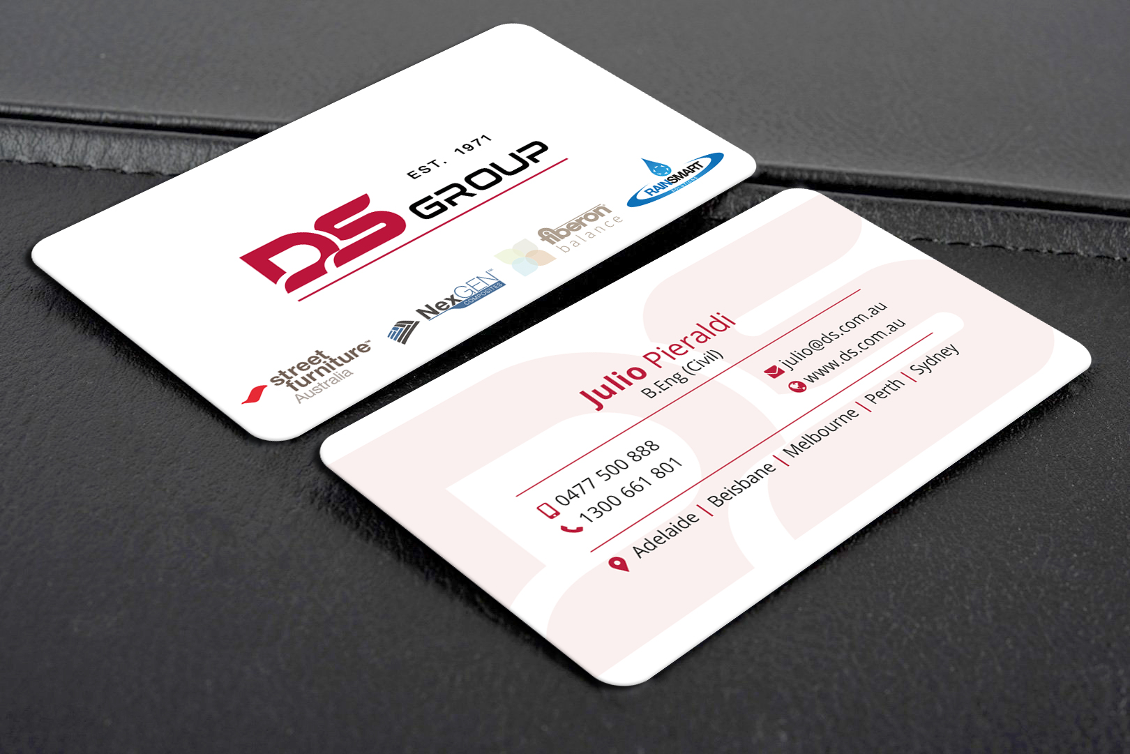 Visitenkarten-Design von Creative Moon Design für DS Agencies Pty Ltd | Design #28045585