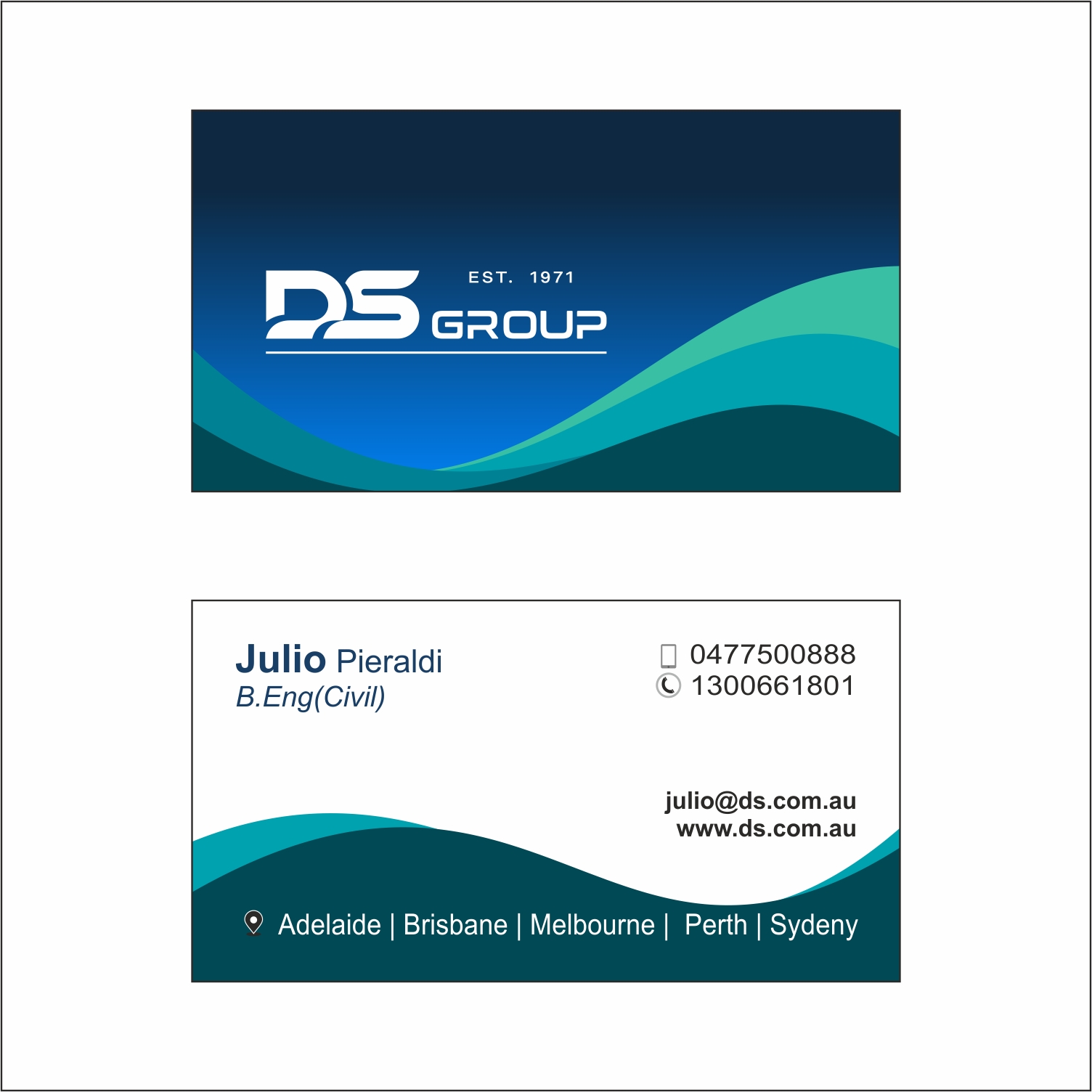 Business Card Design by Rekha designs for DS Agencies Pty Ltd | Design #28060593