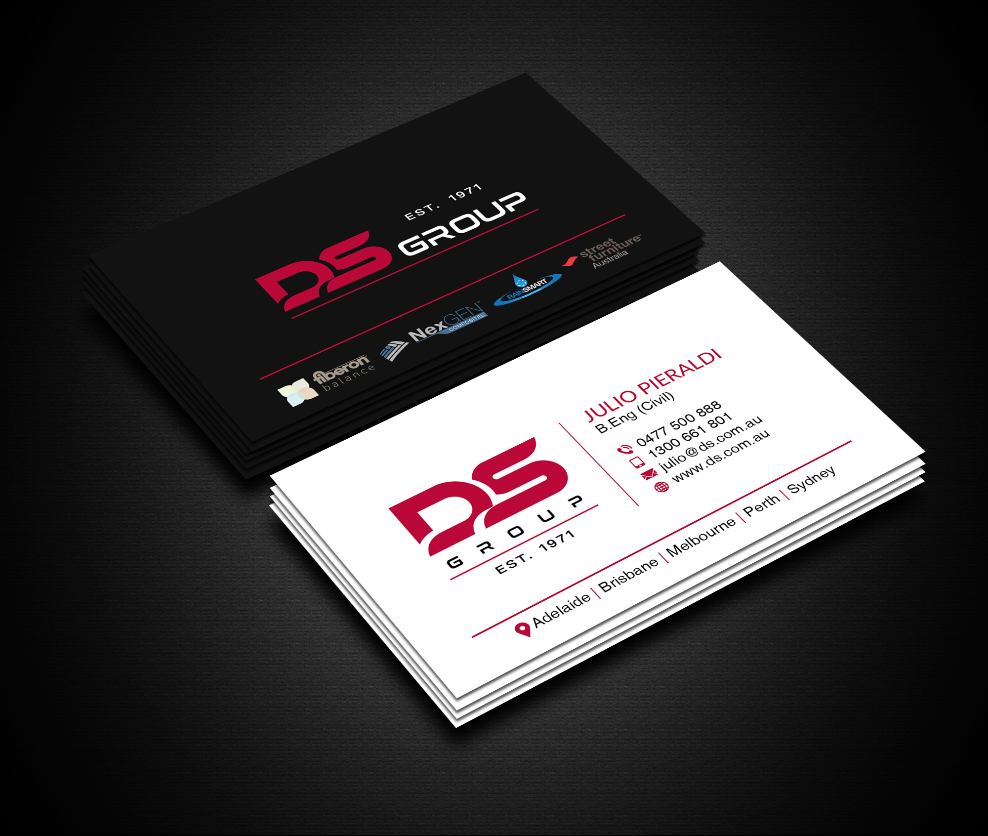 Business Card Design by Creations Box 2015 for DS Agencies Pty Ltd | Design #28048027