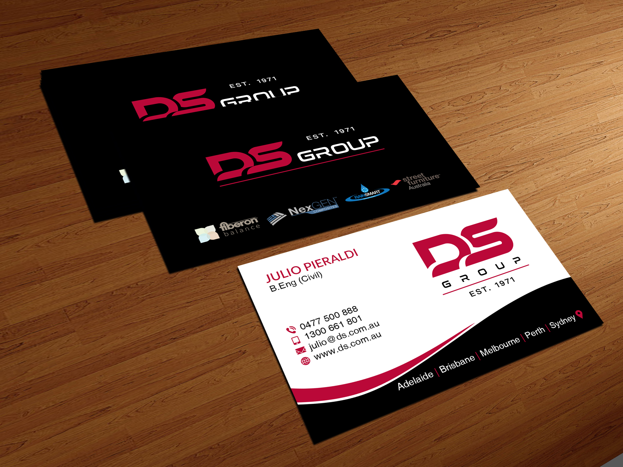 Design de Carte de Visite par Creations Box 2015 pour DS Agencies Pty Ltd | Design #28048033