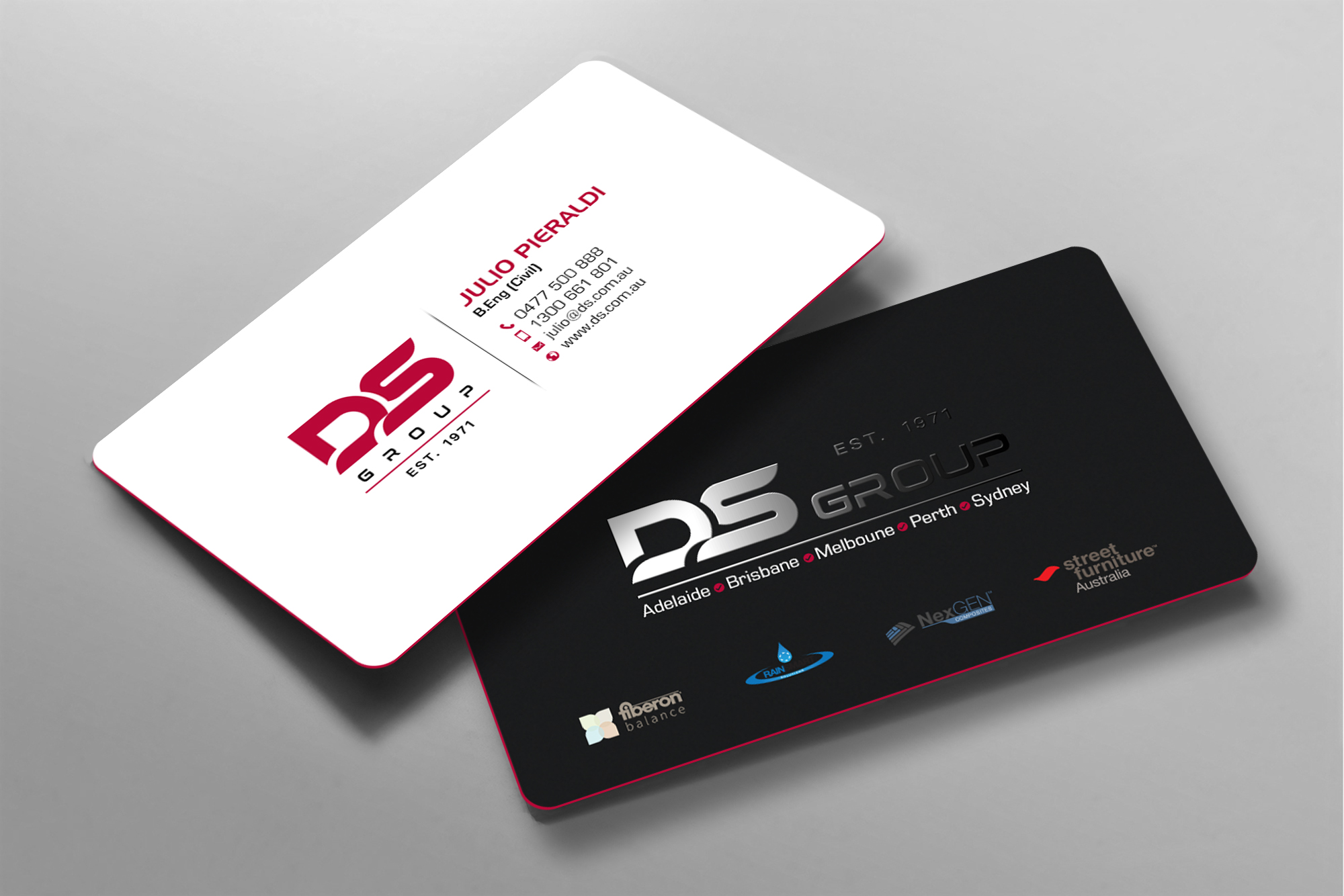 Diseño de Tarjeta de Presentación por chandrayaan.creative para DS Agencies Pty Ltd | Diseño #28051422