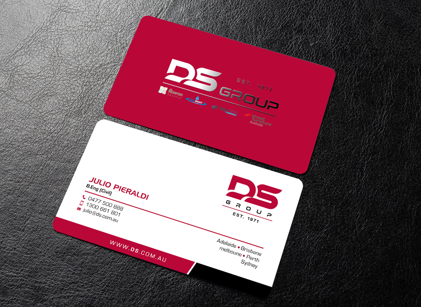 Diseño de Tarjeta de Presentación por chandrayaan.creative para DS Agencies Pty Ltd | Diseño #28051424