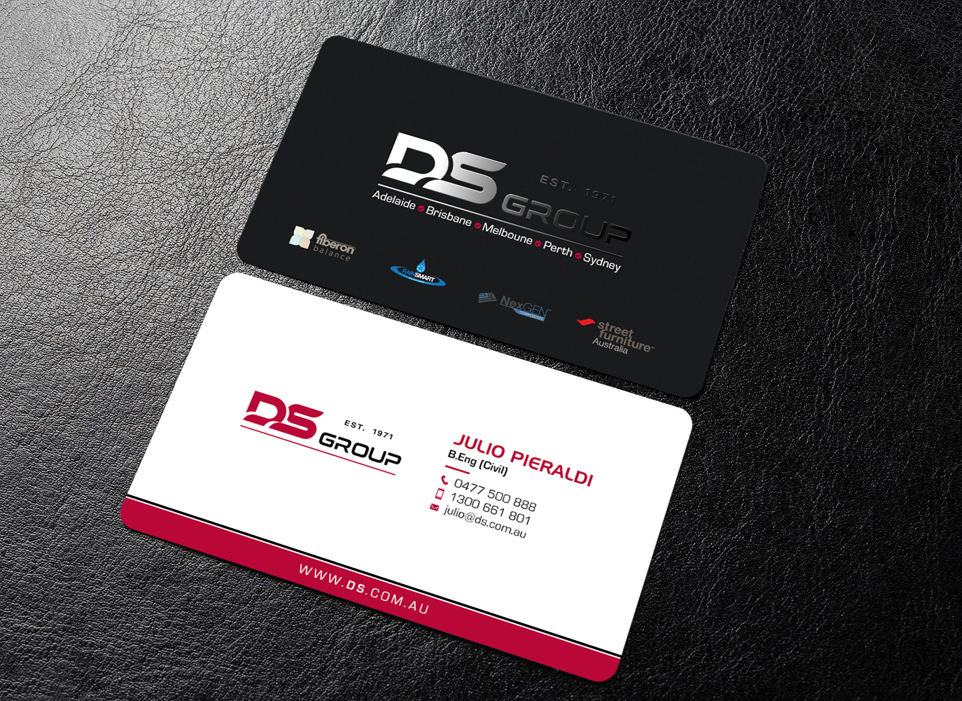 Diseño de Tarjeta de Presentación por chandrayaan.creative para DS Agencies Pty Ltd | Diseño #28051425