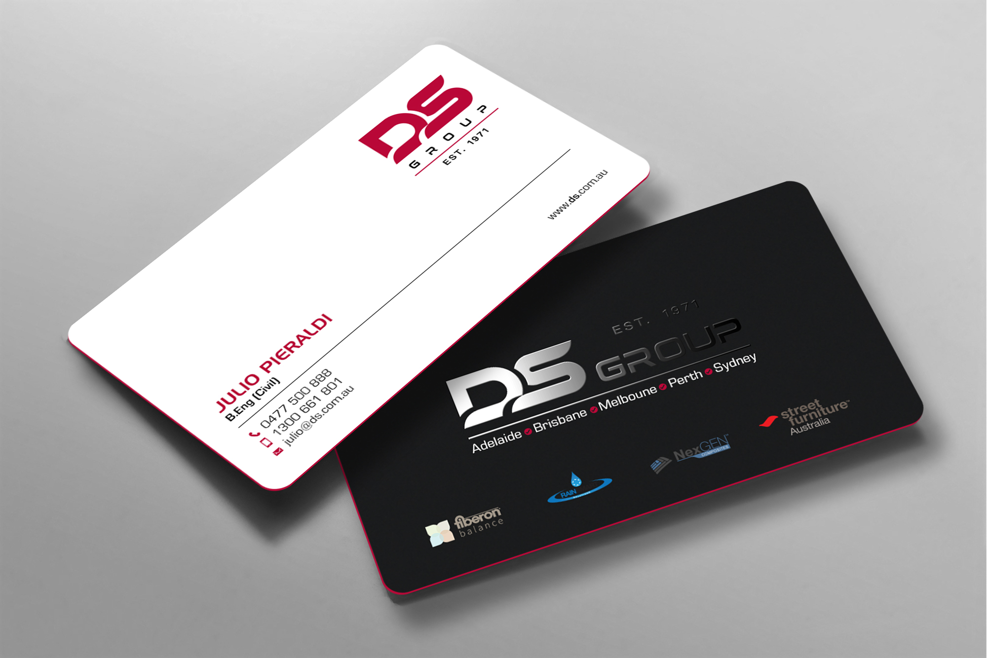 Diseño de Tarjeta de Presentación por chandrayaan.creative para DS Agencies Pty Ltd | Diseño #28051426