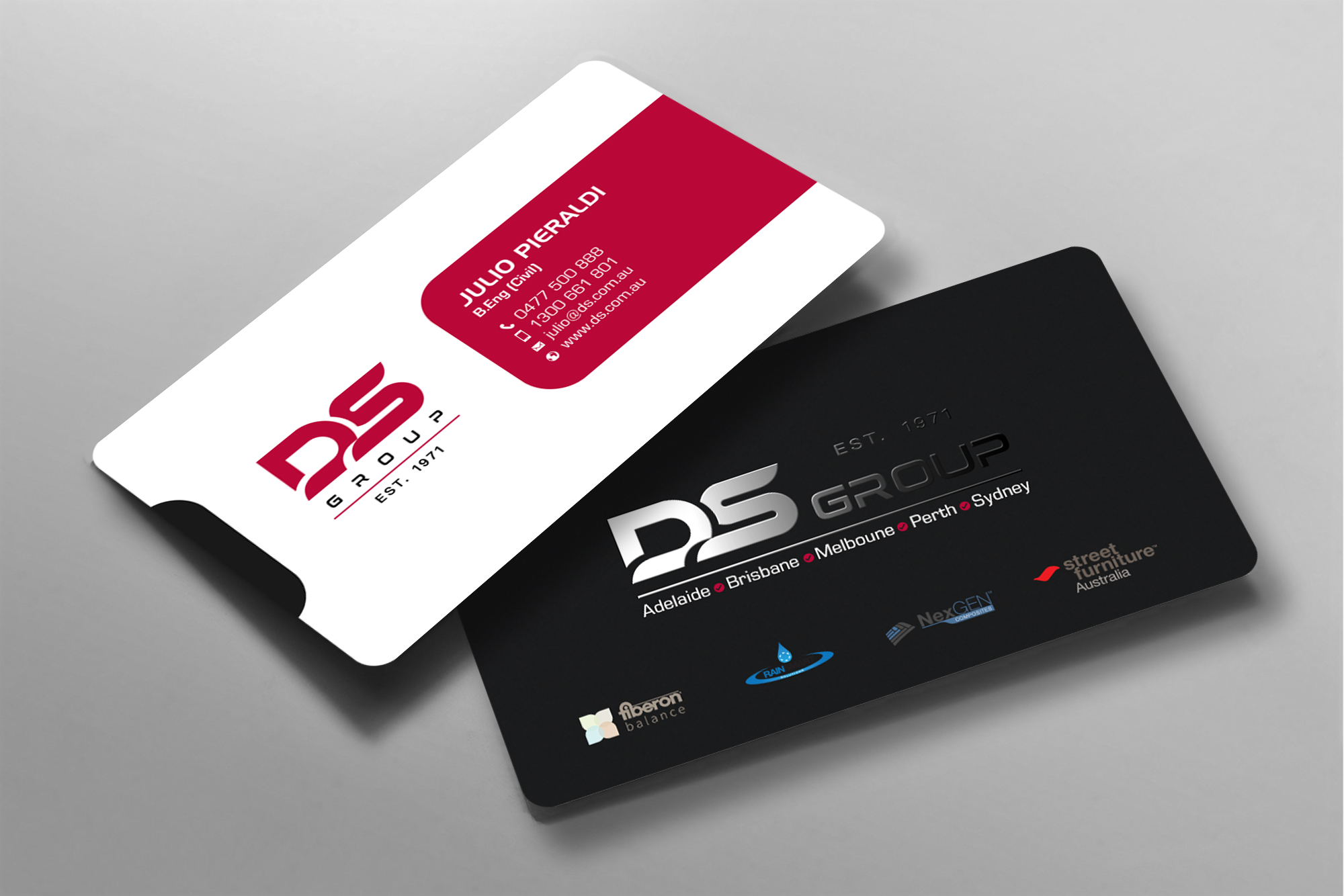 Diseño de Tarjeta de Presentación por chandrayaan.creative para DS Agencies Pty Ltd | Diseño #28051896