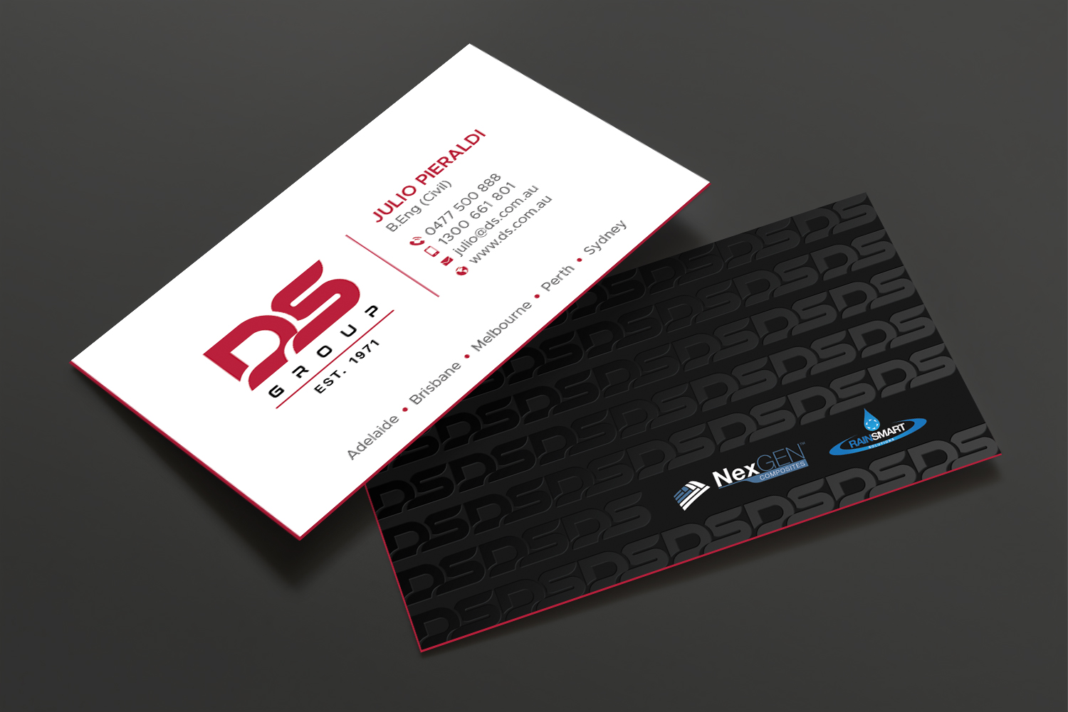 Visitenkarten-Design von DesignShout für DS Agencies Pty Ltd | Design #28059214