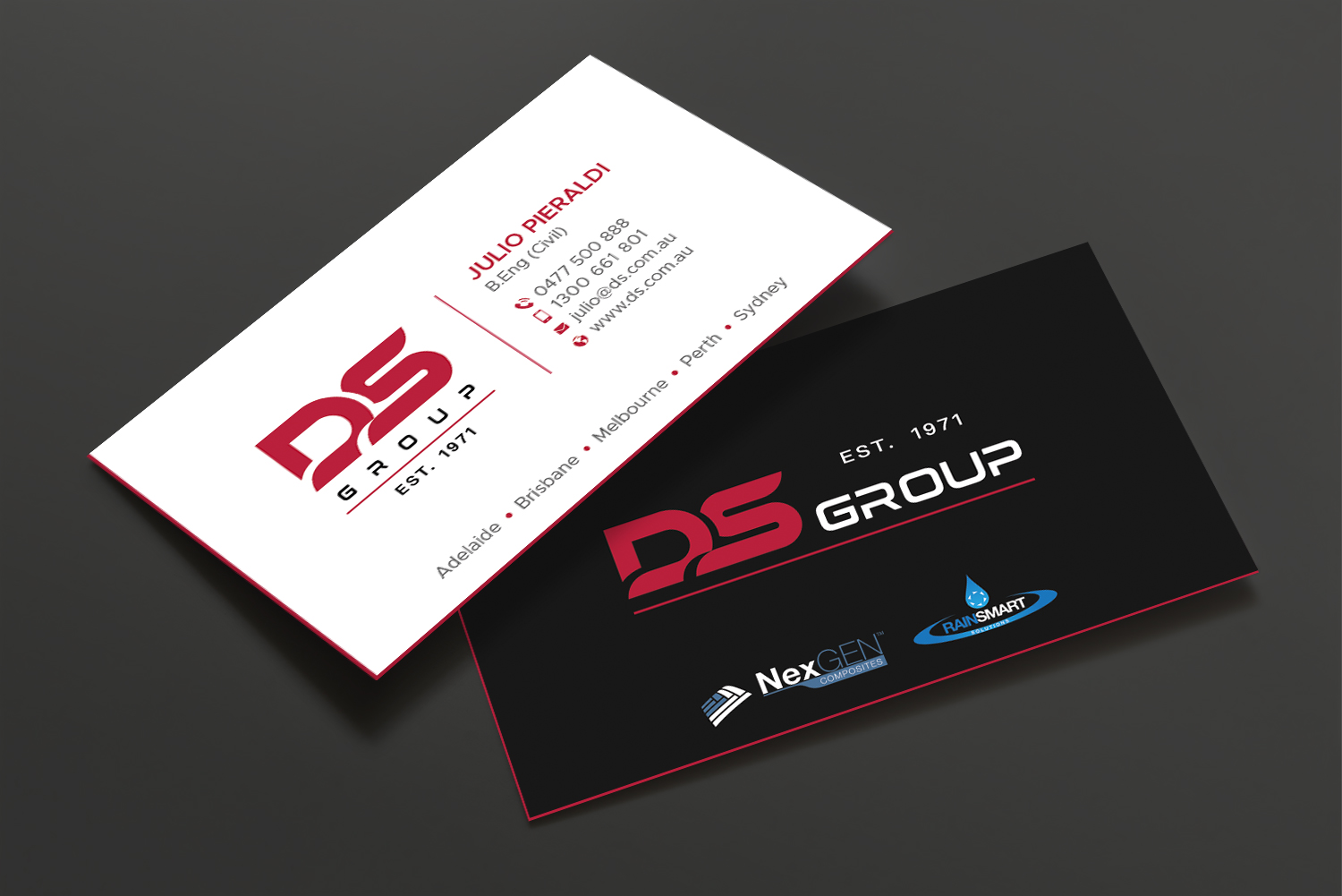 Visitenkarten-Design von DesignShout für DS Agencies Pty Ltd | Design #28059273