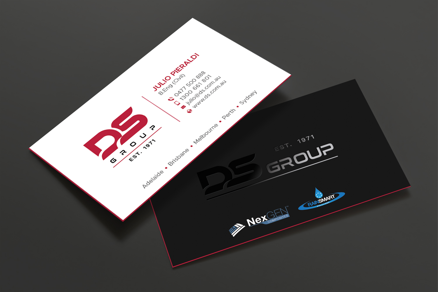 Visitenkarten-Design von DesignShout für DS Agencies Pty Ltd | Design #28059275