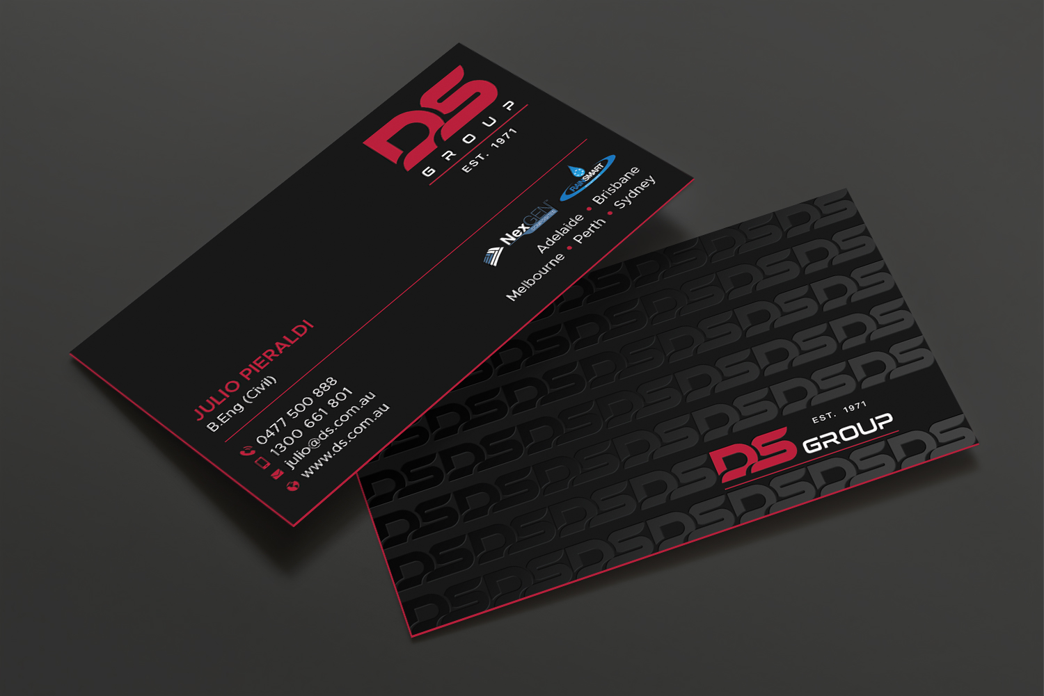 Business Card Design by DesignShout for DS Agencies Pty Ltd | Design #28059551