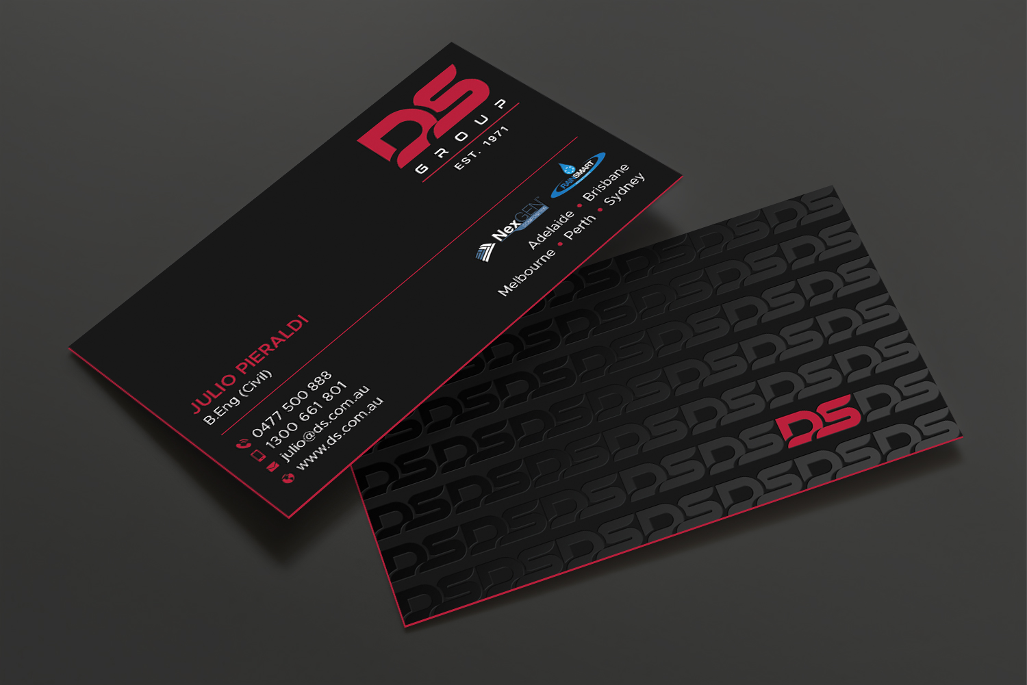 Diseño de Tarjeta de Presentación por DesignShout para DS Agencies Pty Ltd | Diseño #28059552
