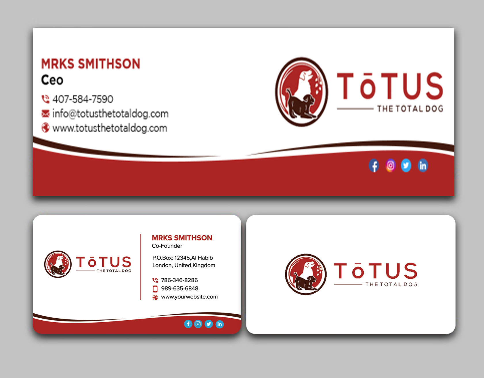 Business Card Design by sadikul islam for My Primal Dog | Design #28048610