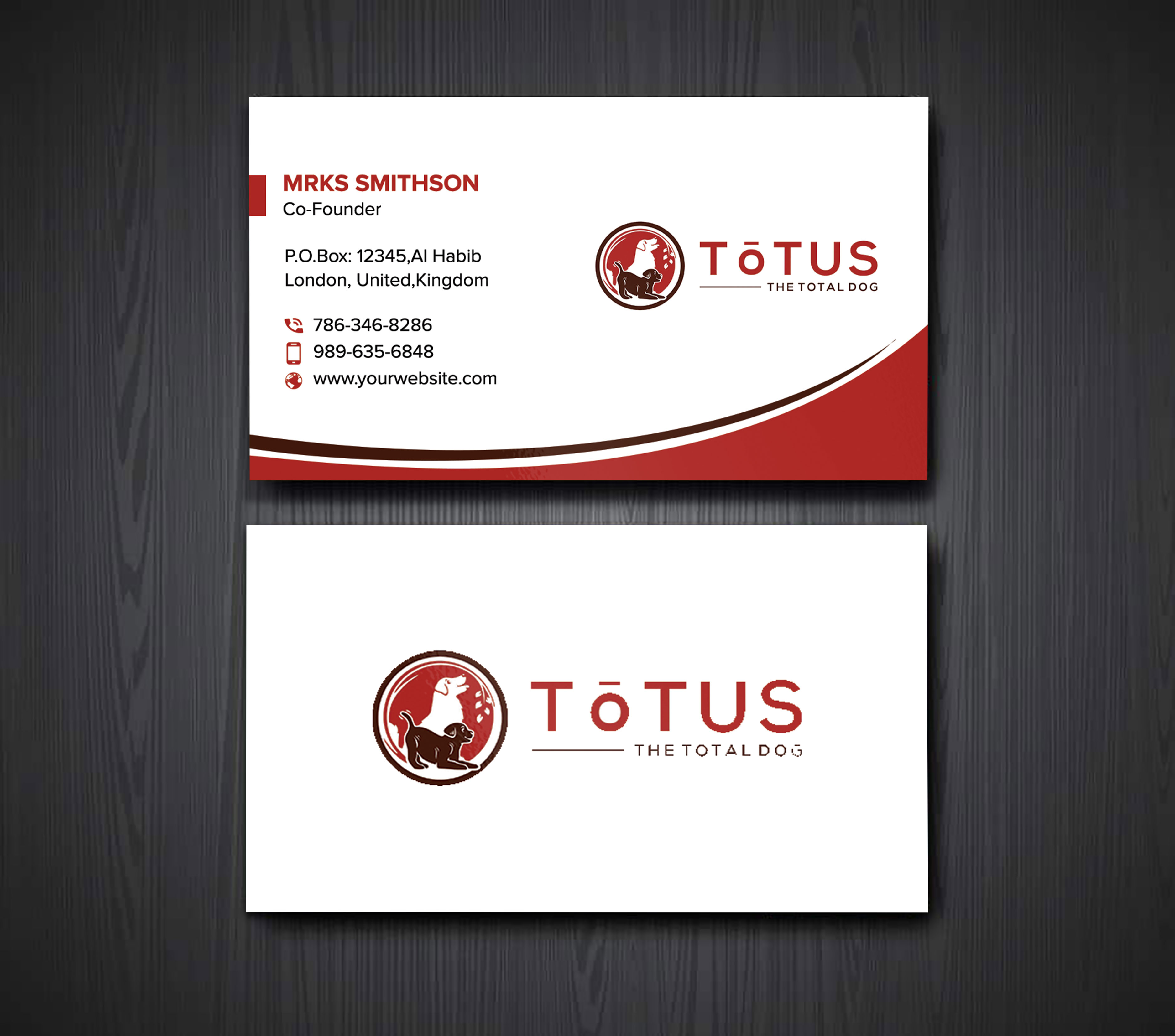 Visitenkarten-Design von sadikul islam für My Primal Dog | Design #28048653