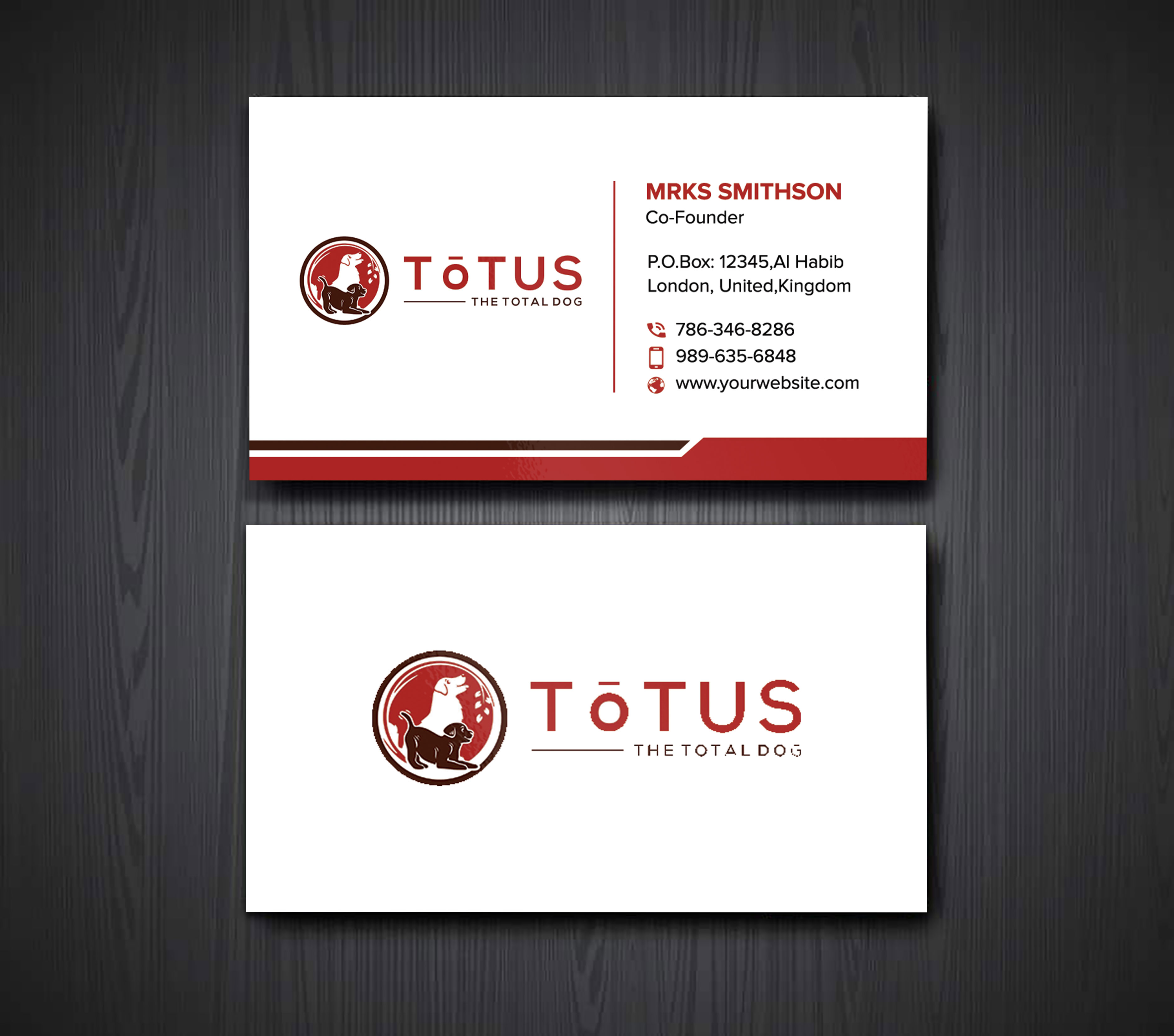 Diseño de Tarjeta de Presentación por sadikul islam para My Primal Dog | Diseño #28048751