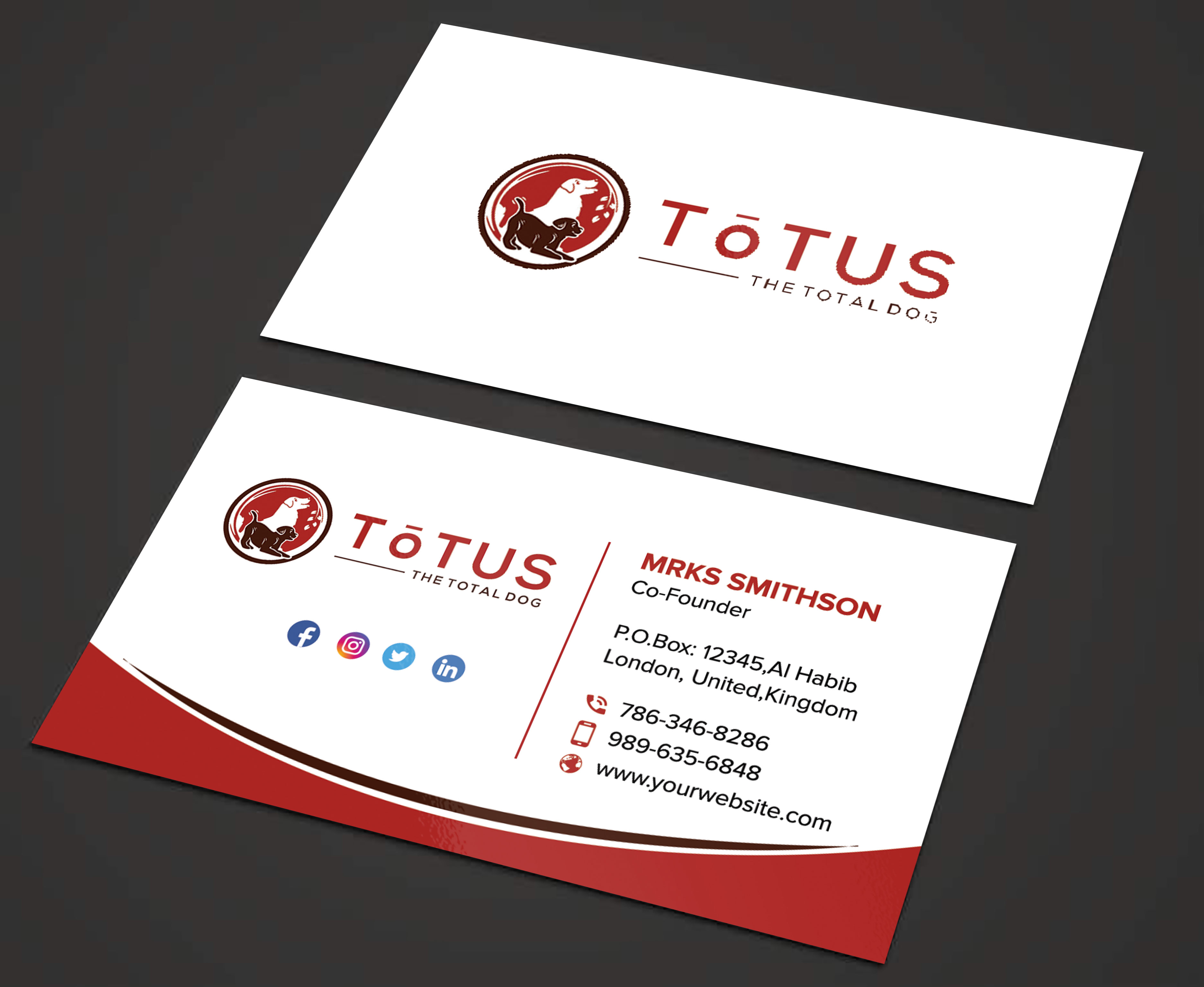 Business Card Design by sadikul islam for My Primal Dog | Design #28048971