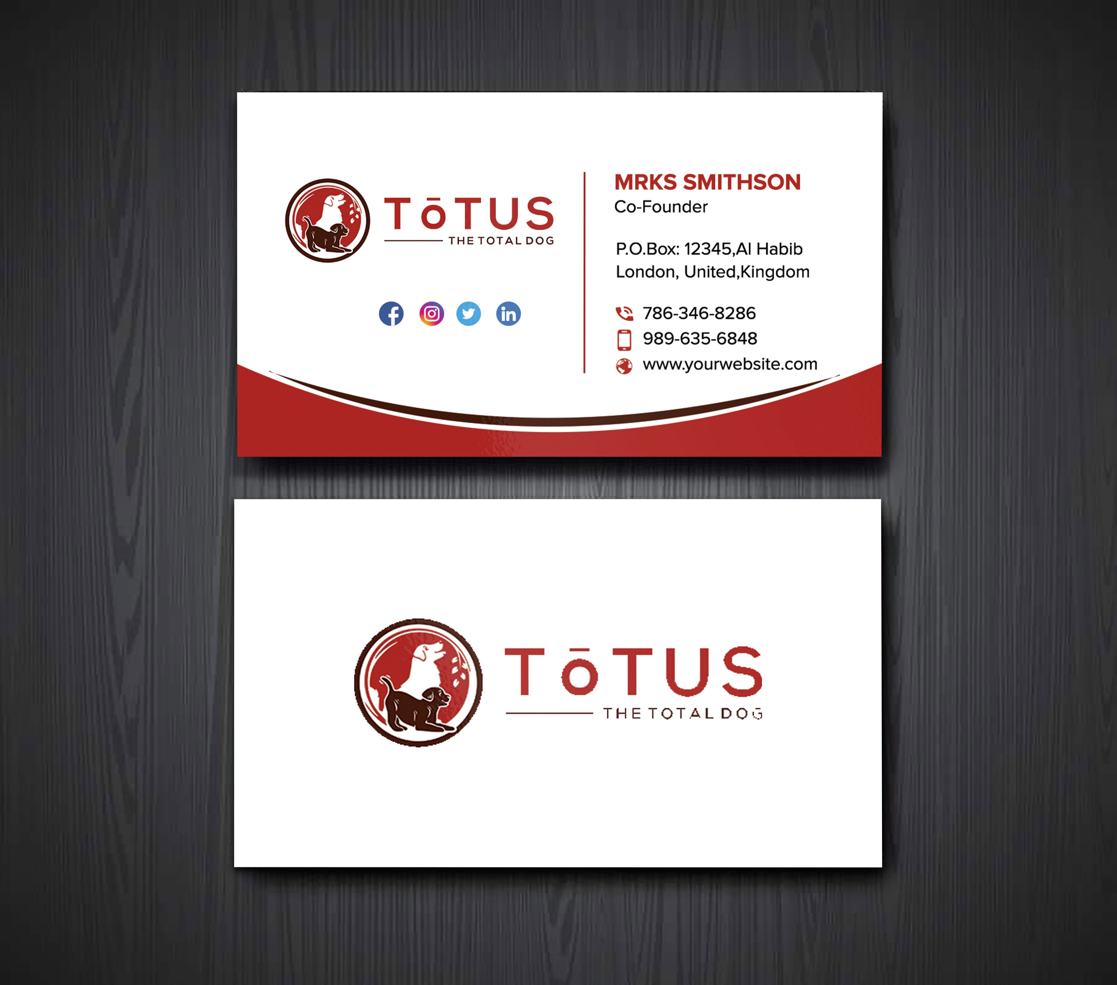 Business Card Design by sadikul islam for My Primal Dog | Design #28048972