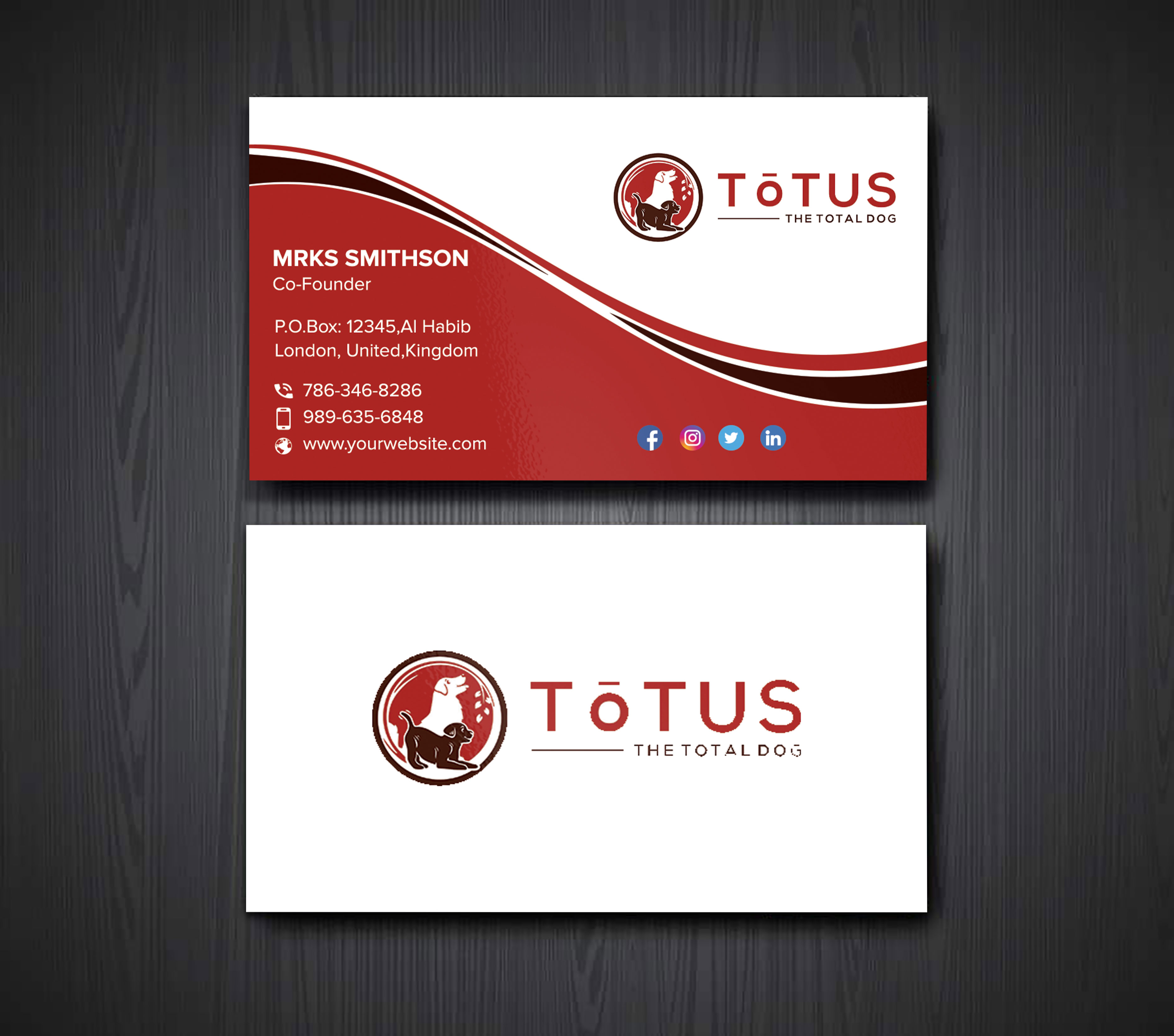 Business Card Design by sadikul islam for My Primal Dog | Design #28048989