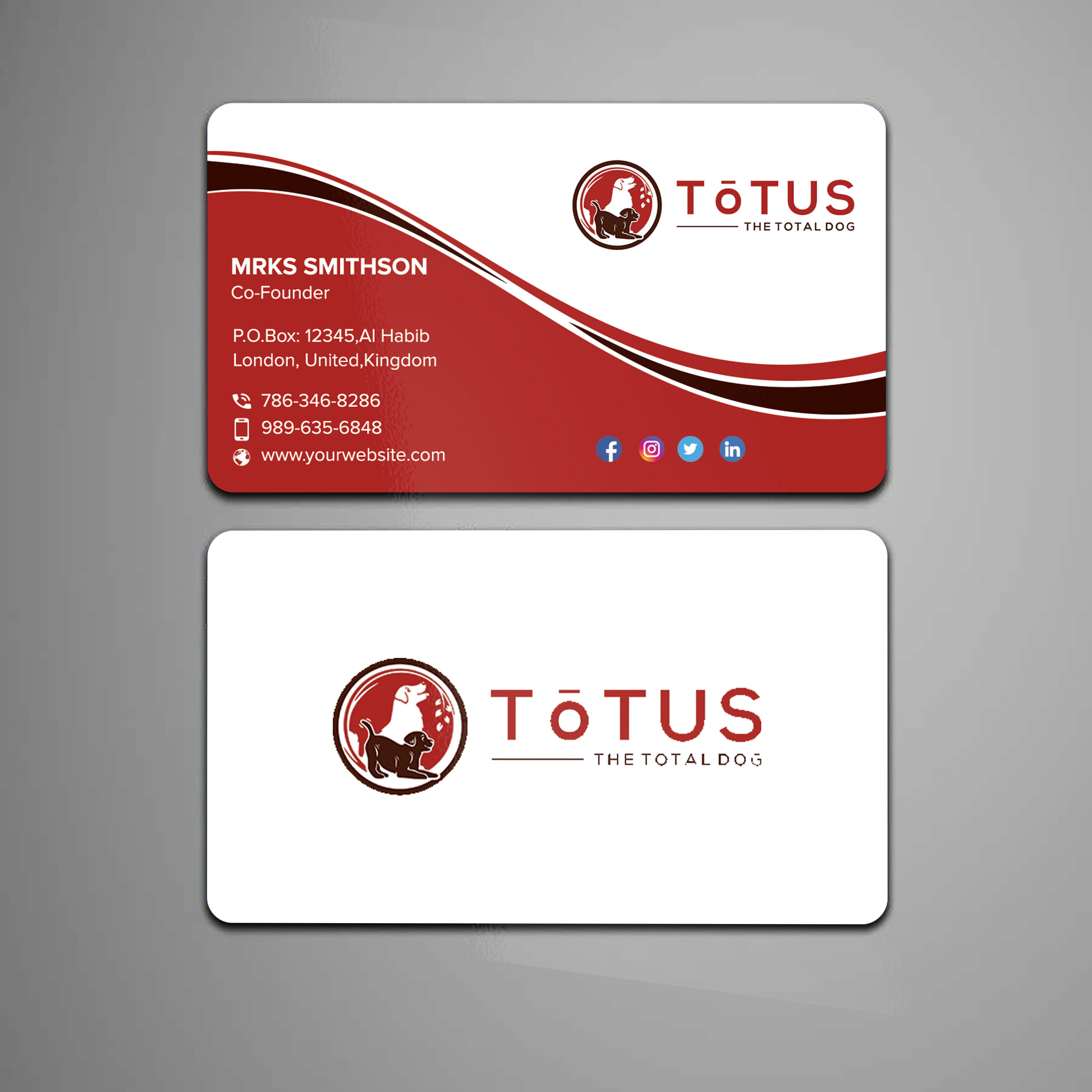 Business Card Design by sadikul islam for My Primal Dog | Design #28048991