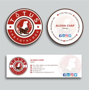 Diseño de Tarjeta de Presentación por Creative Moon Design para My Primal Dog | Diseño: #28052082