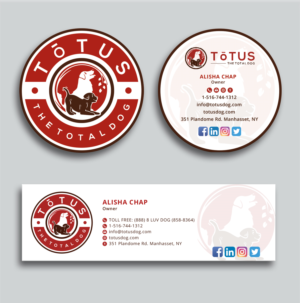 Diseño de Tarjeta de Presentación por Creative Moon Design para My Primal Dog | Diseño: #28052084