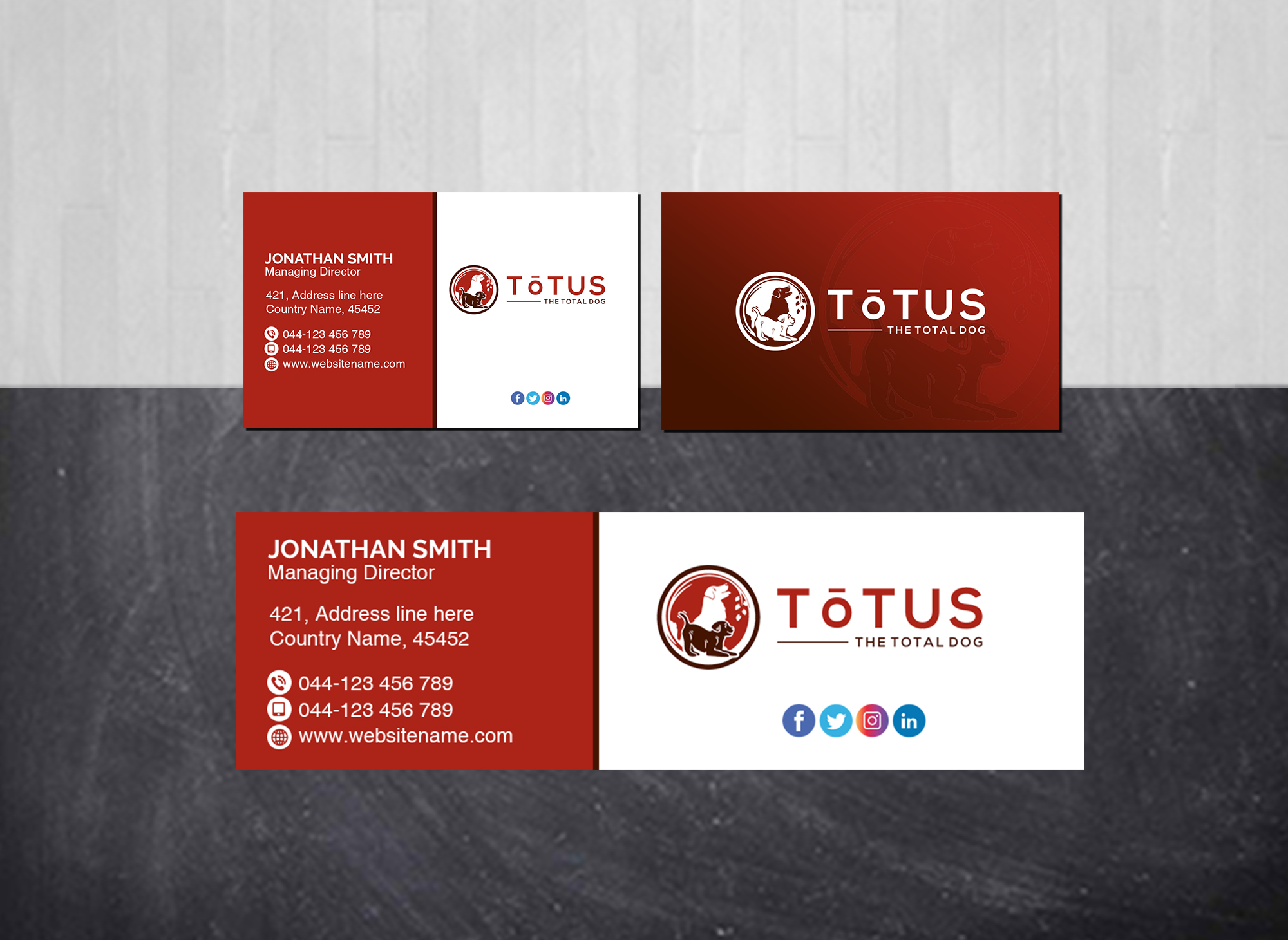 Business Card Design by Creations Box 2015 for My Primal Dog | Design #28051532