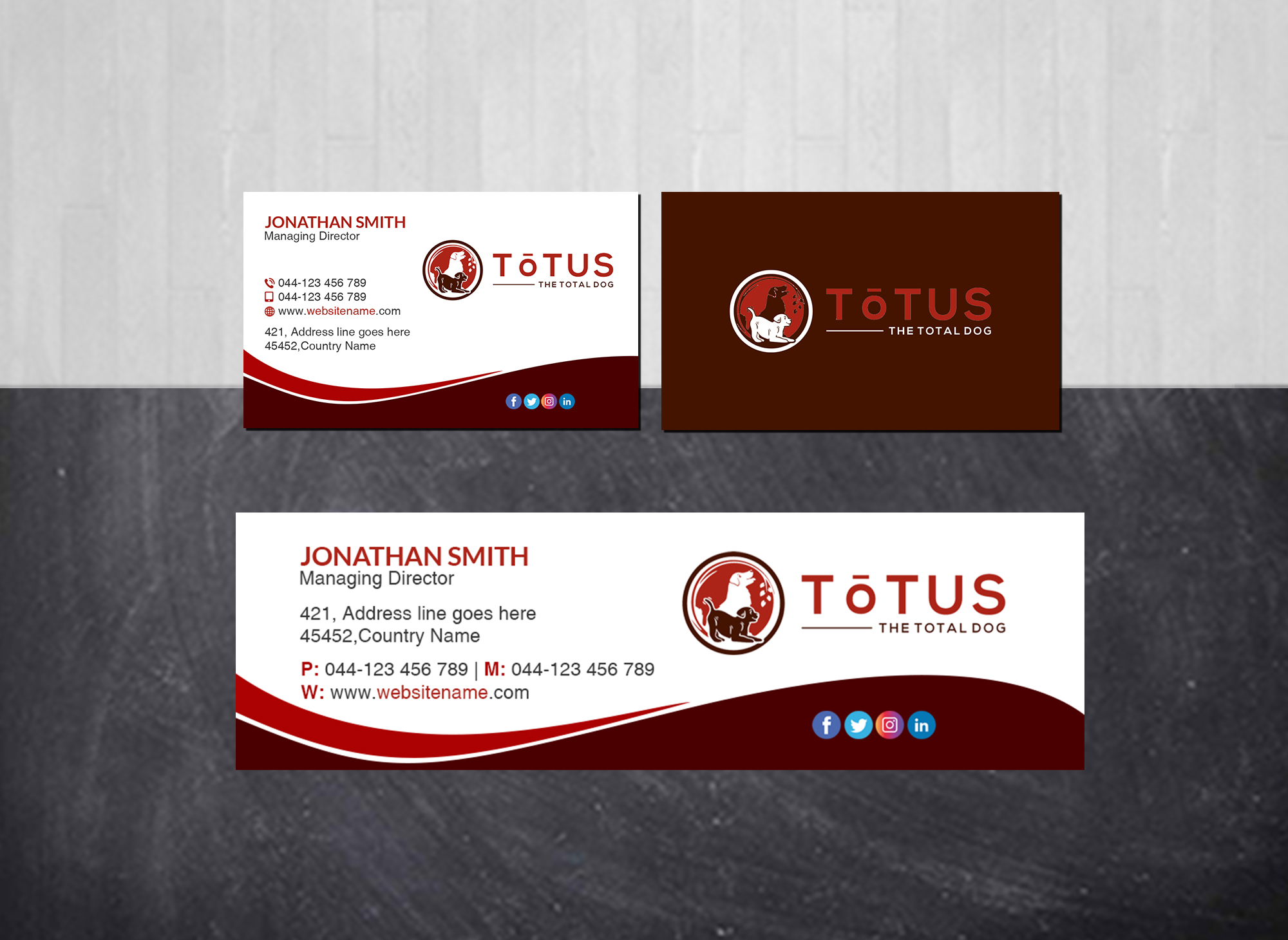 Business Card Design by Creations Box 2015 for My Primal Dog | Design #28051536