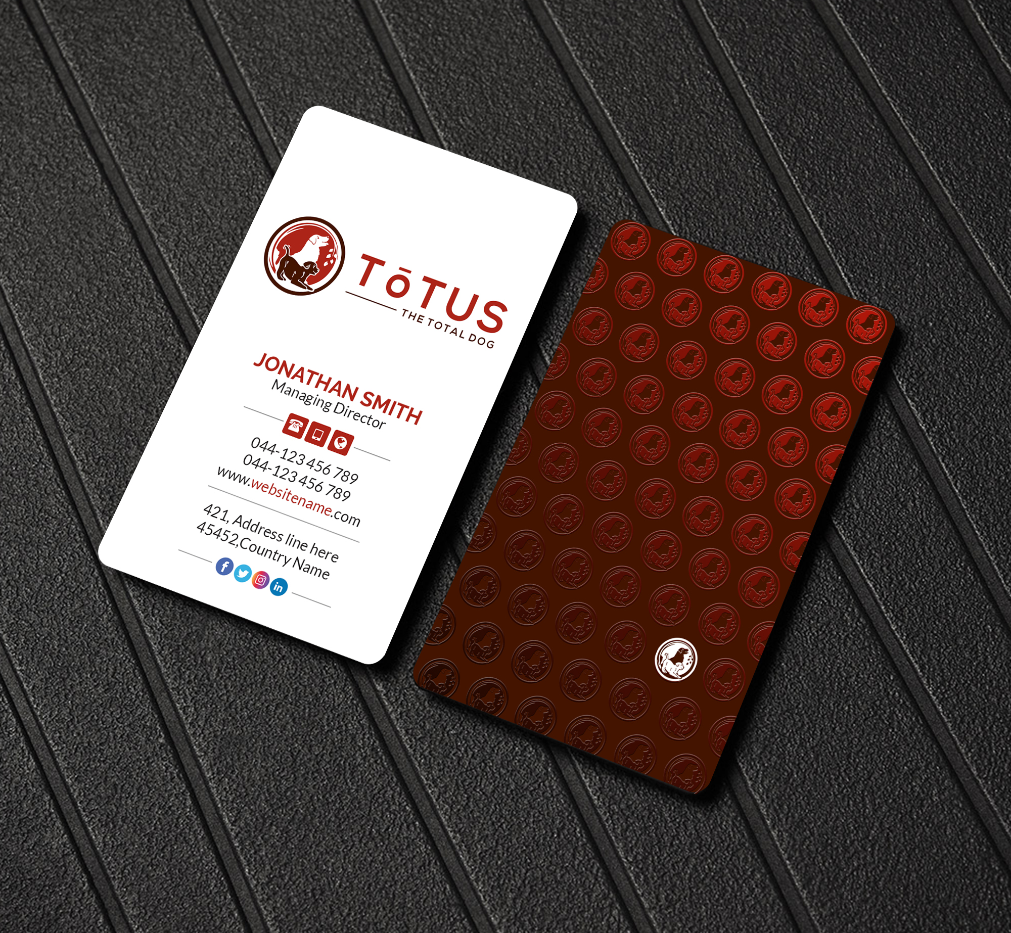 Business Card Design by Creations Box 2015 for My Primal Dog | Design #28052812