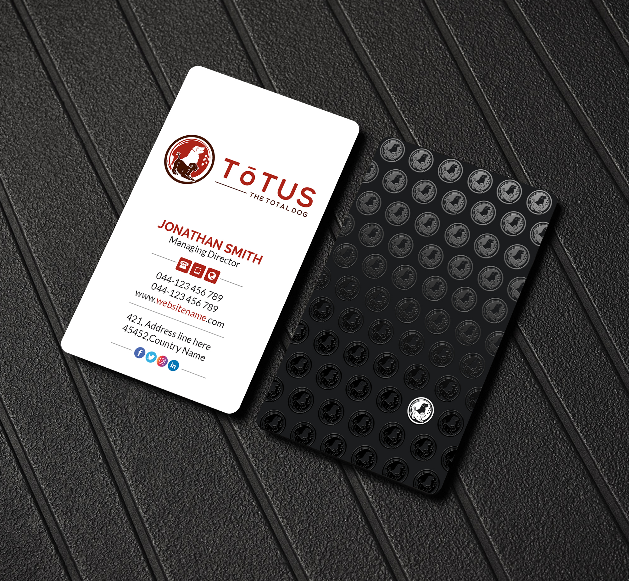 Business Card Design by Creations Box 2015 for My Primal Dog | Design #28052813