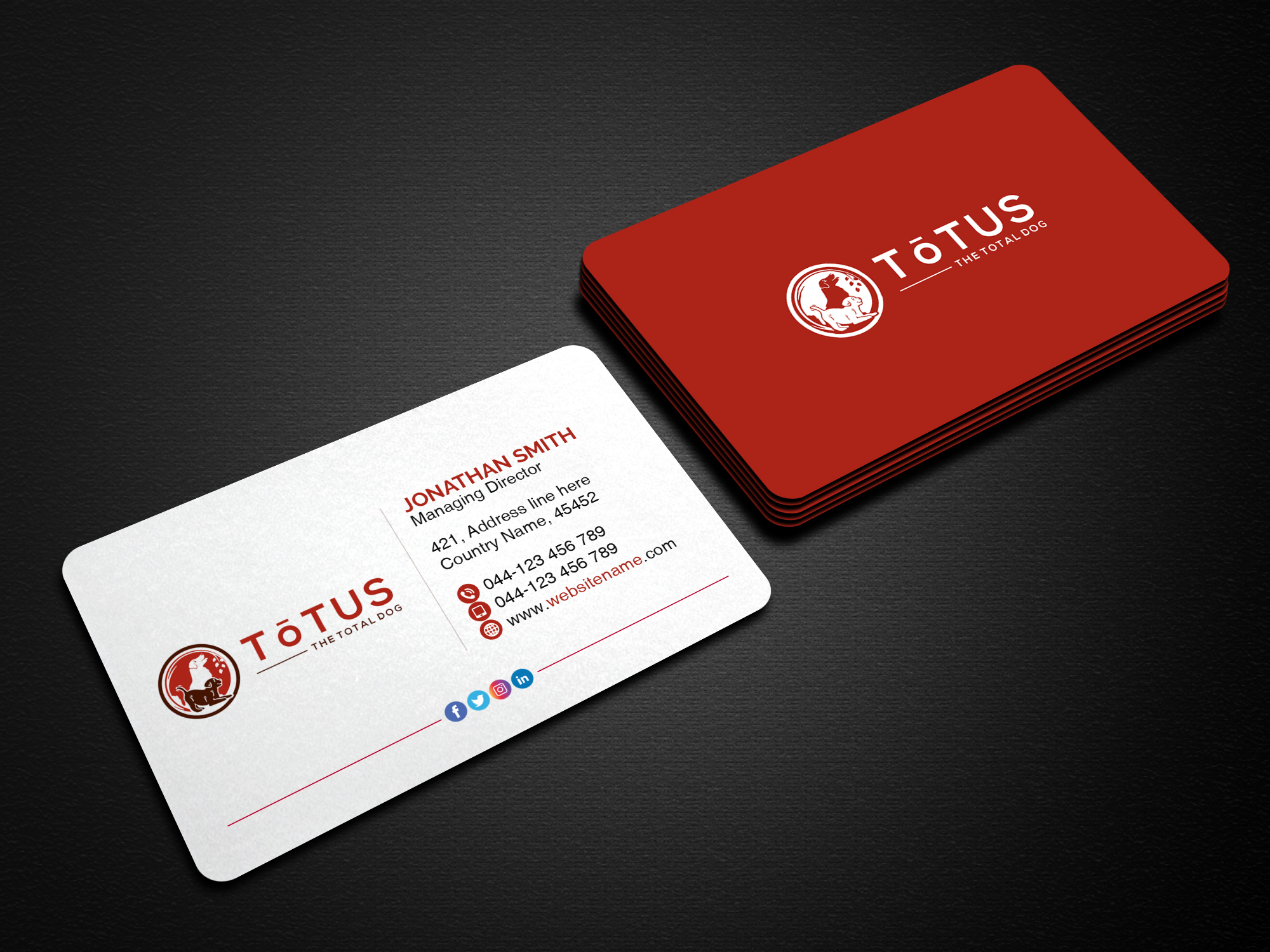 Design de Carte de Visite par Creations Box 2015 pour My Primal Dog | Design #28052820