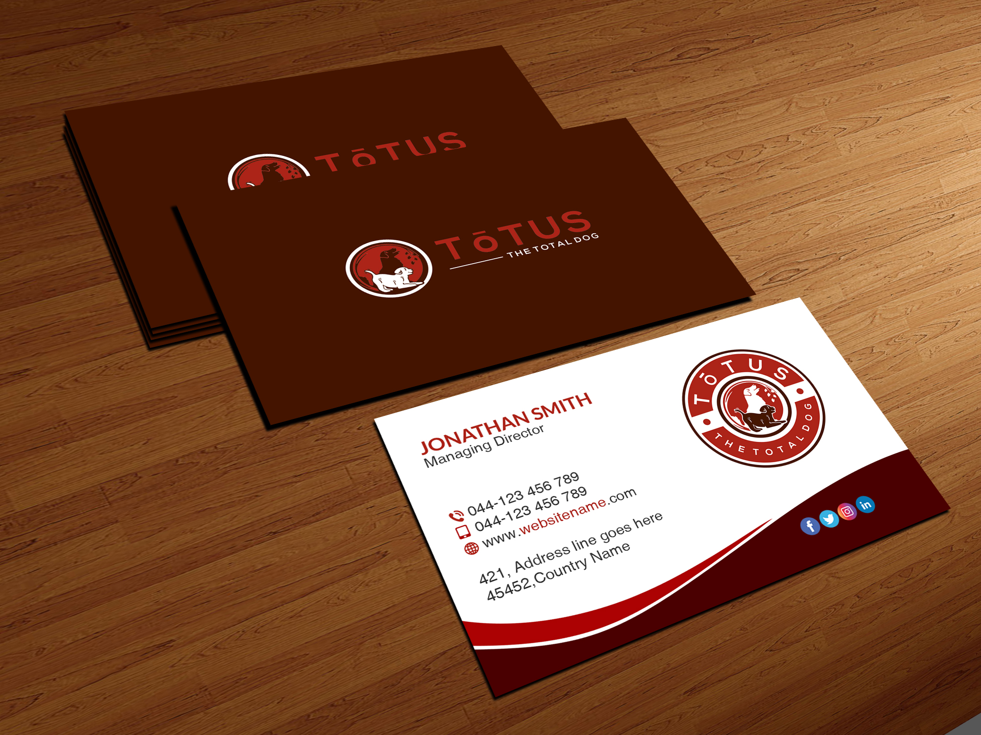 Diseño de Tarjeta de Presentación por Creations Box 2015 para My Primal Dog | Diseño #28052822