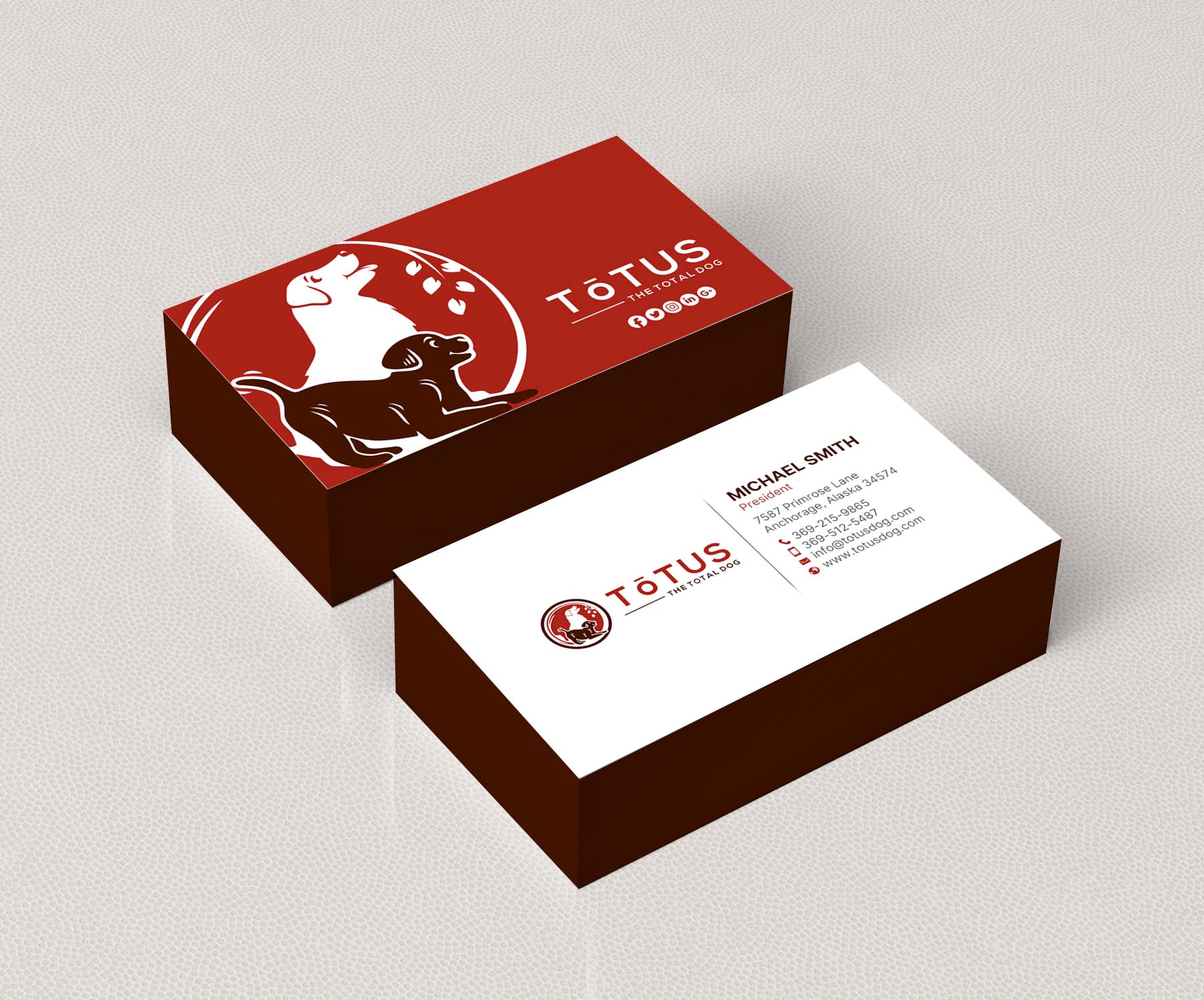 Diseño de Tarjeta de Presentación por chandrayaan.creative para My Primal Dog | Diseño #28051405