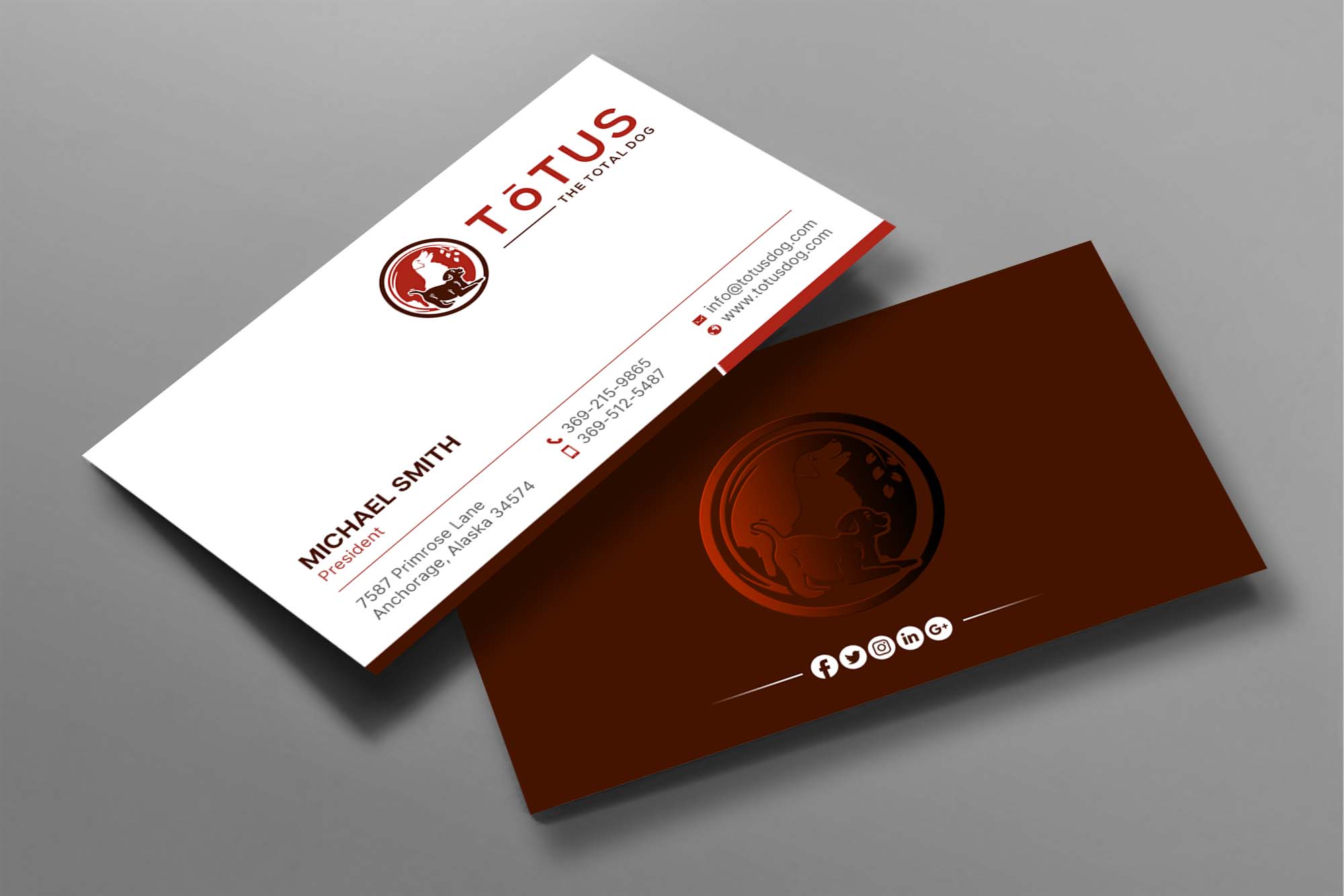 Diseño de Tarjeta de Presentación por chandrayaan.creative para My Primal Dog | Diseño #28051406