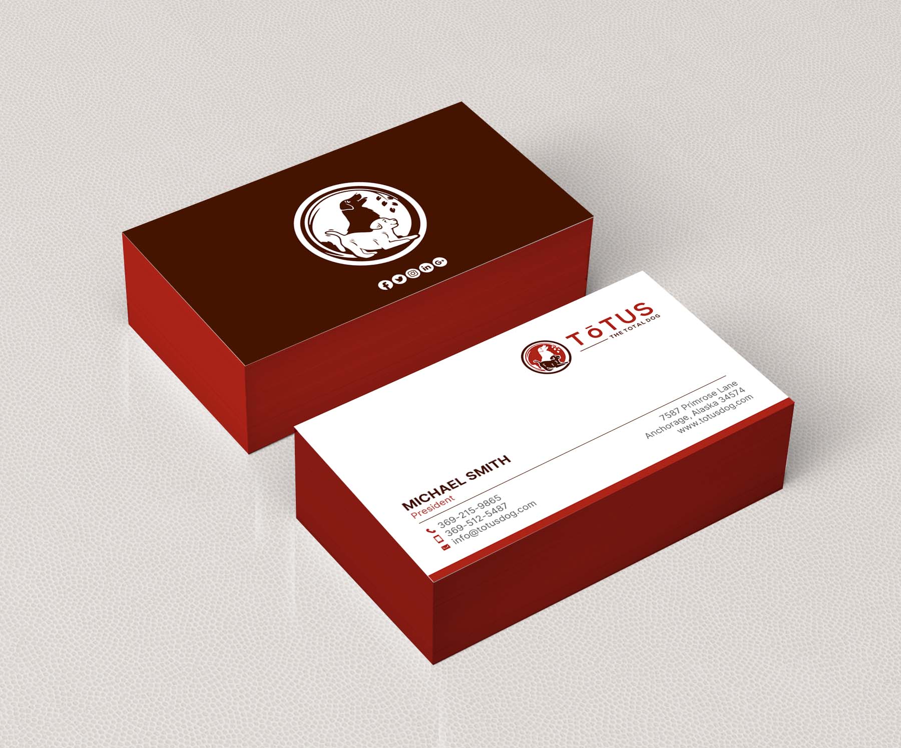 Diseño de Tarjeta de Presentación por chandrayaan.creative para My Primal Dog | Diseño #28051409