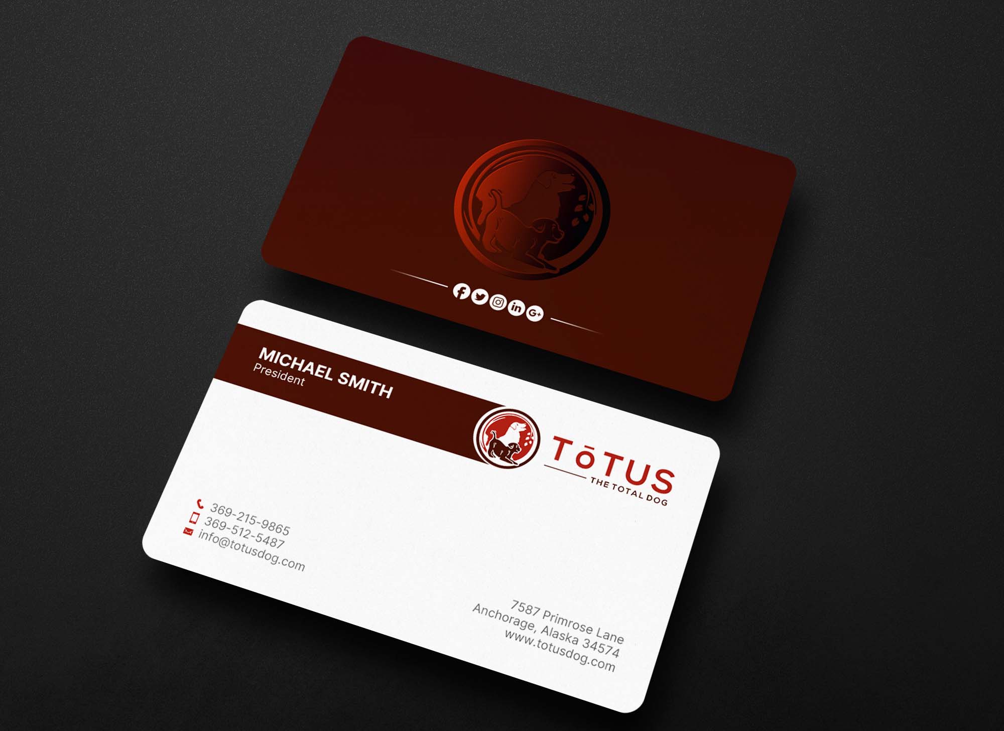 Business Card Design by chandrayaan.creative for My Primal Dog | Design #28051840