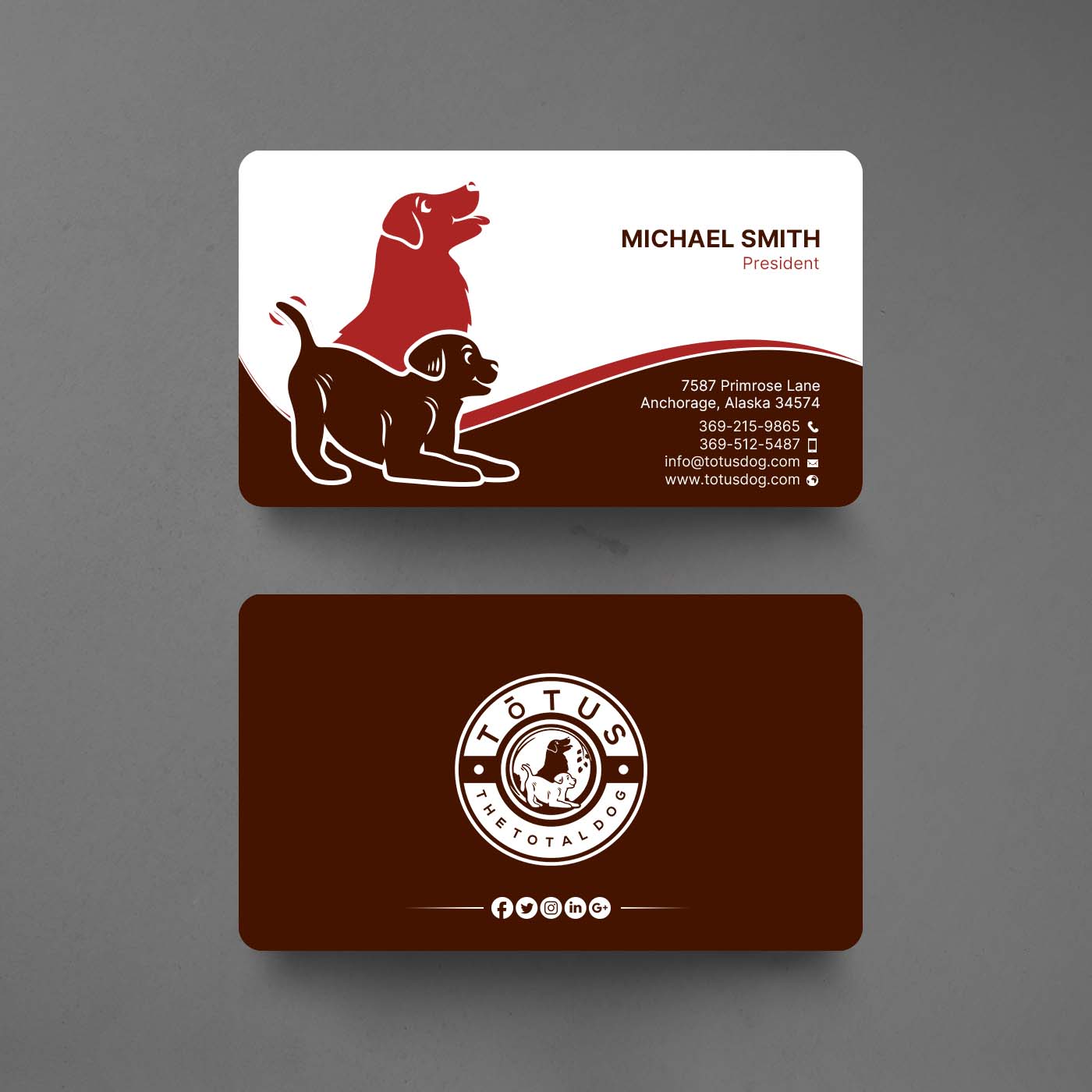 Business Card Design by chandrayaan.creative for My Primal Dog | Design #28051841