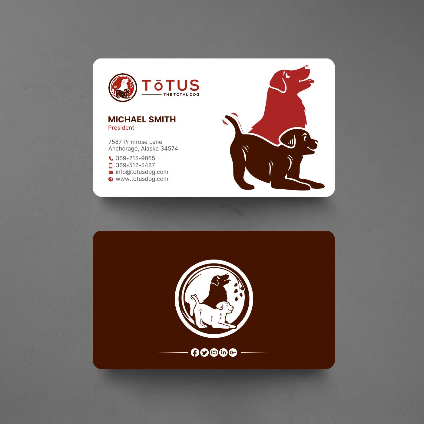 Design de Carte de Visite par chandrayaan.creative pour My Primal Dog | Design #28051842