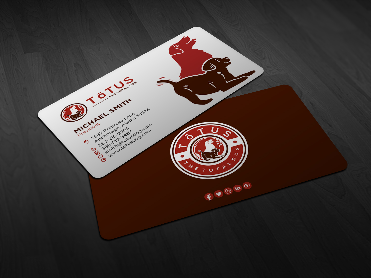 Diseño de Tarjeta de Presentación por chandrayaan.creative para My Primal Dog | Diseño #28064492