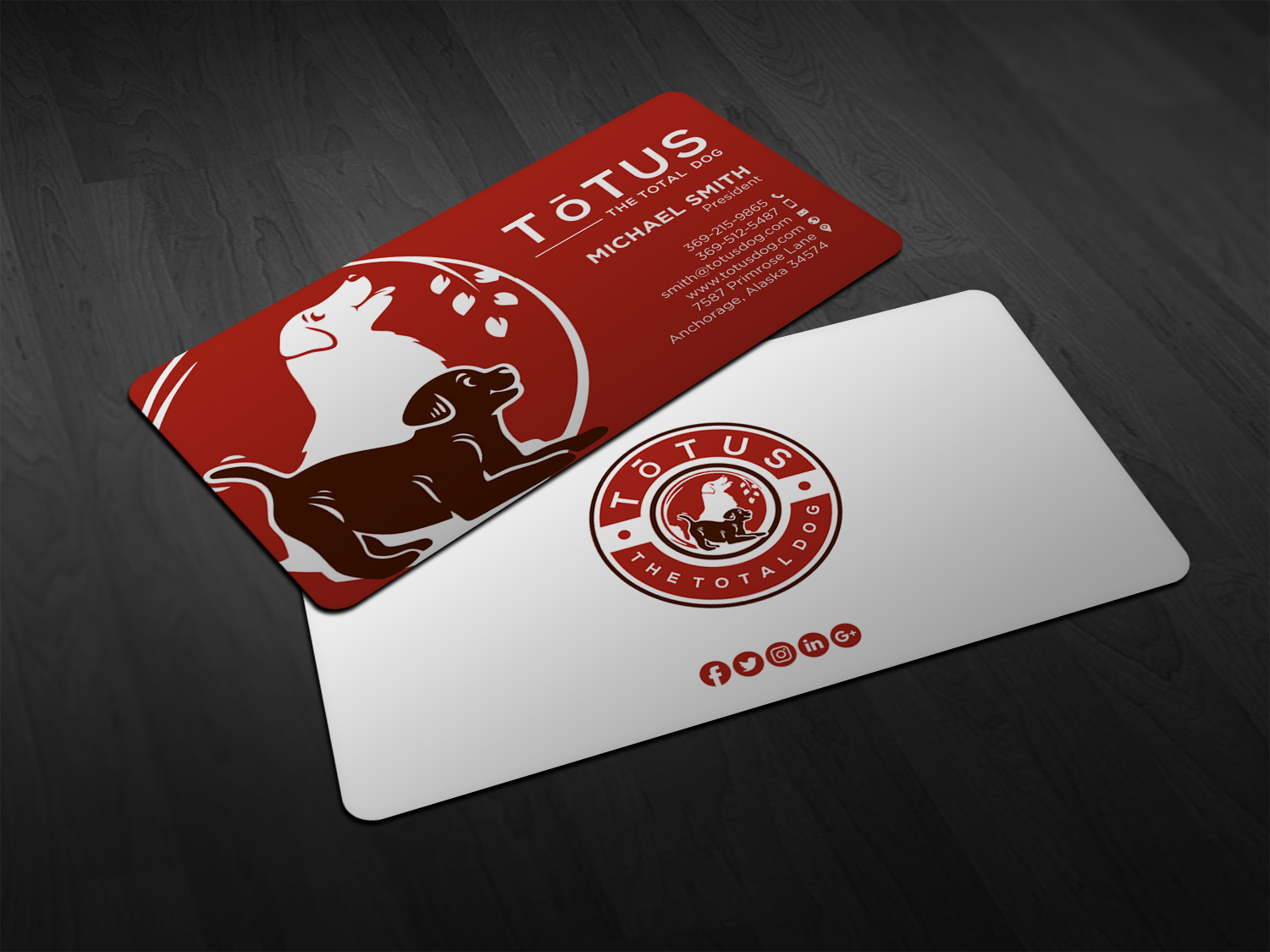 Diseño de Tarjeta de Presentación por chandrayaan.creative para My Primal Dog | Diseño #28064495