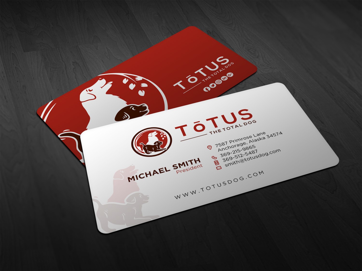 Diseño de Tarjeta de Presentación por chandrayaan.creative para My Primal Dog | Diseño #28064496