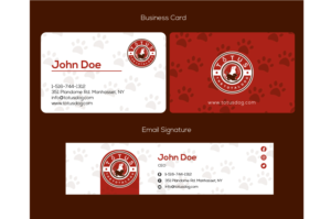 Business Card and email signature. | Business Card Design by metropolutan.rimba