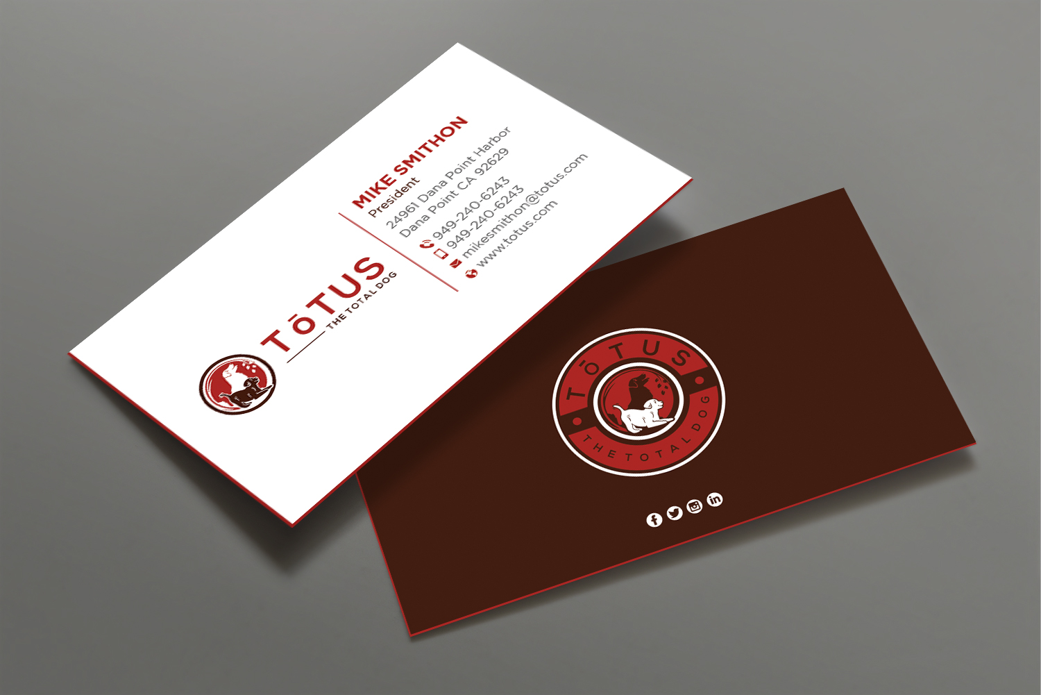 Business Card Design by DesignShout for My Primal Dog | Design #28054460