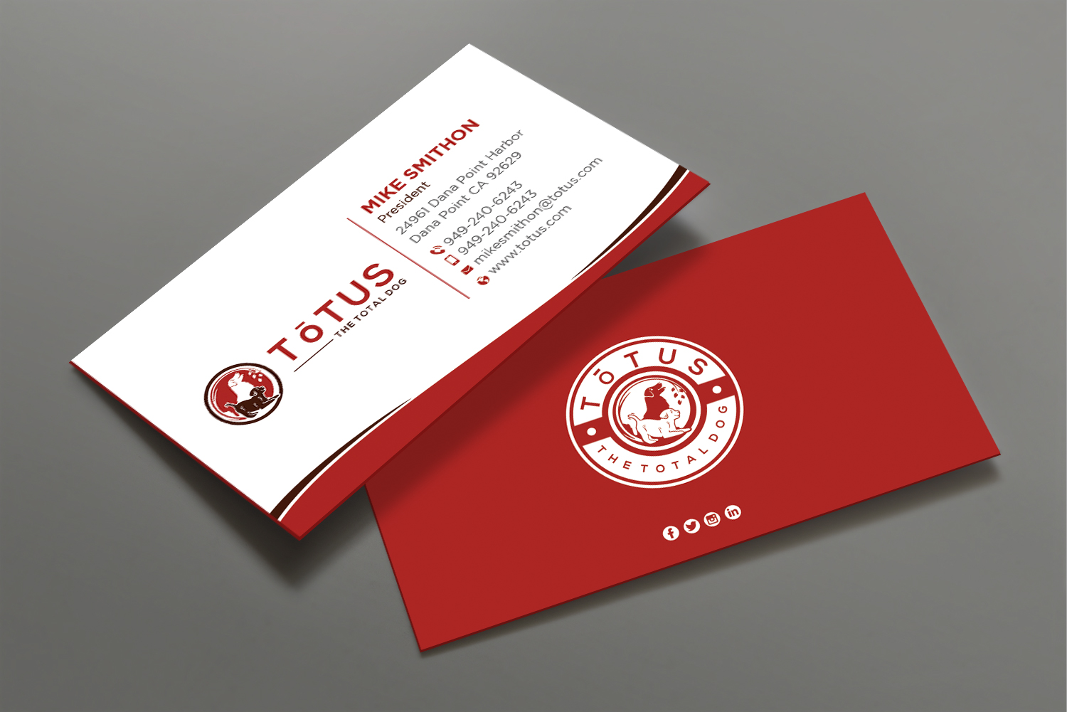 Business Card Design by DesignShout for My Primal Dog | Design #28054724