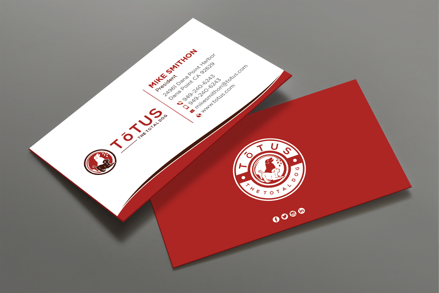Business Card Design by DesignShout for My Primal Dog | Design #28054725