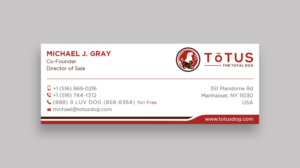 Business Card Design by DesignShout for My Primal Dog | Design: #28102933
