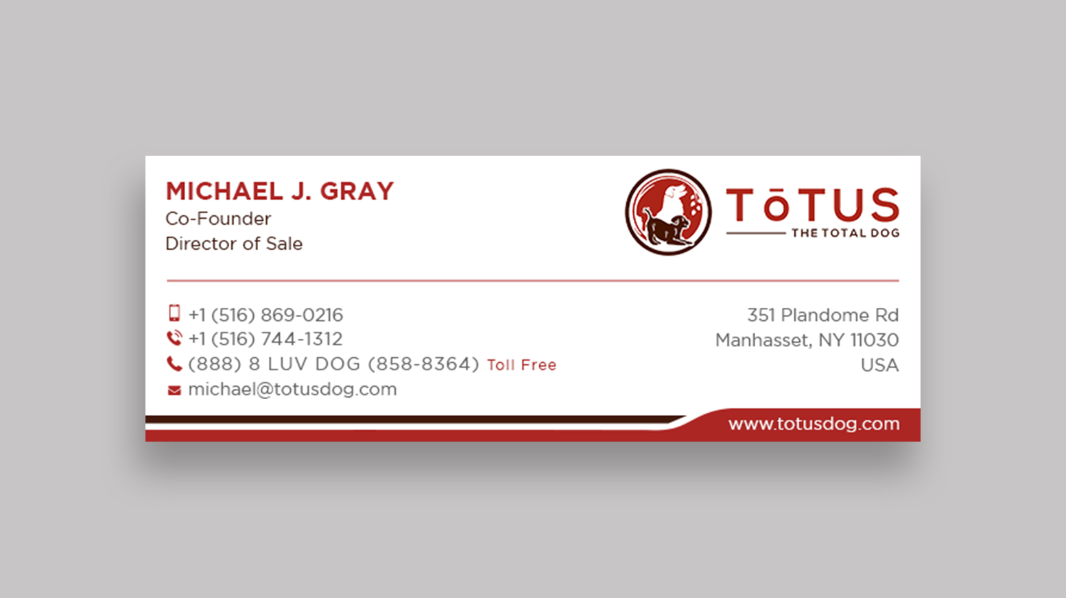 Business Card Design by DesignShout for My Primal Dog | Design #28104352