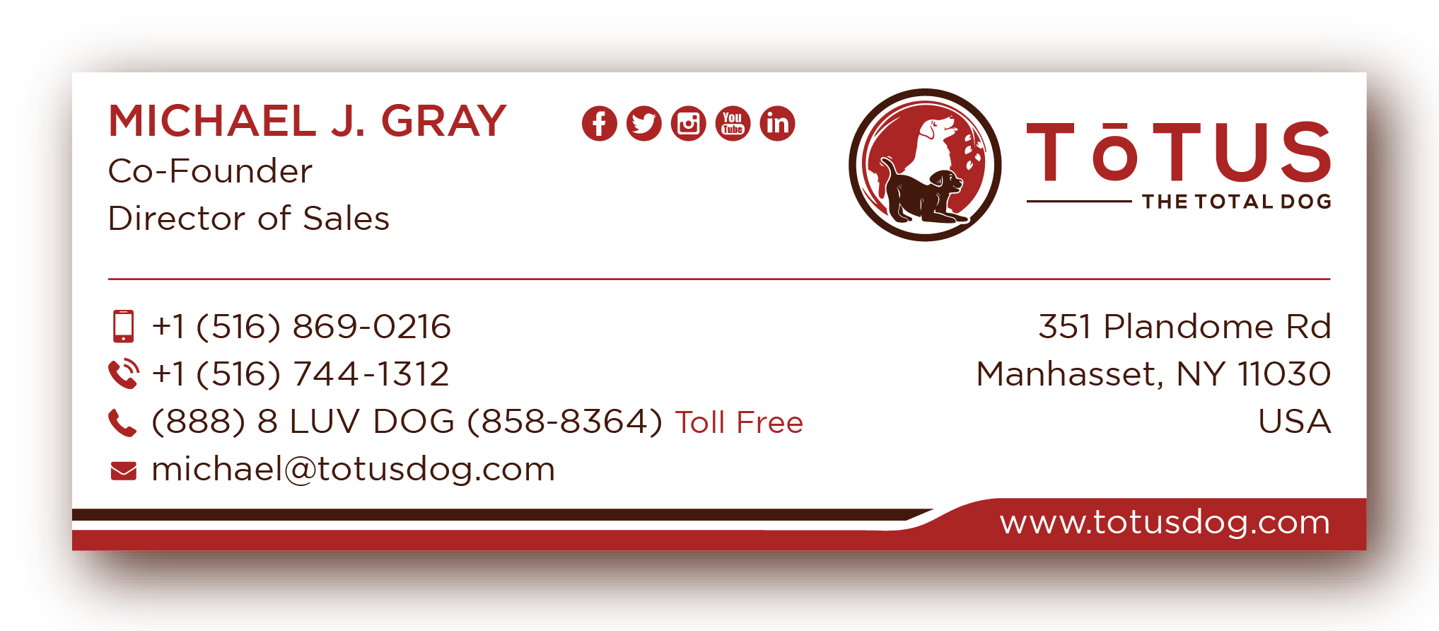 Diseño de Tarjeta de Presentación por DesignShout para My Primal Dog | Diseño #28104425